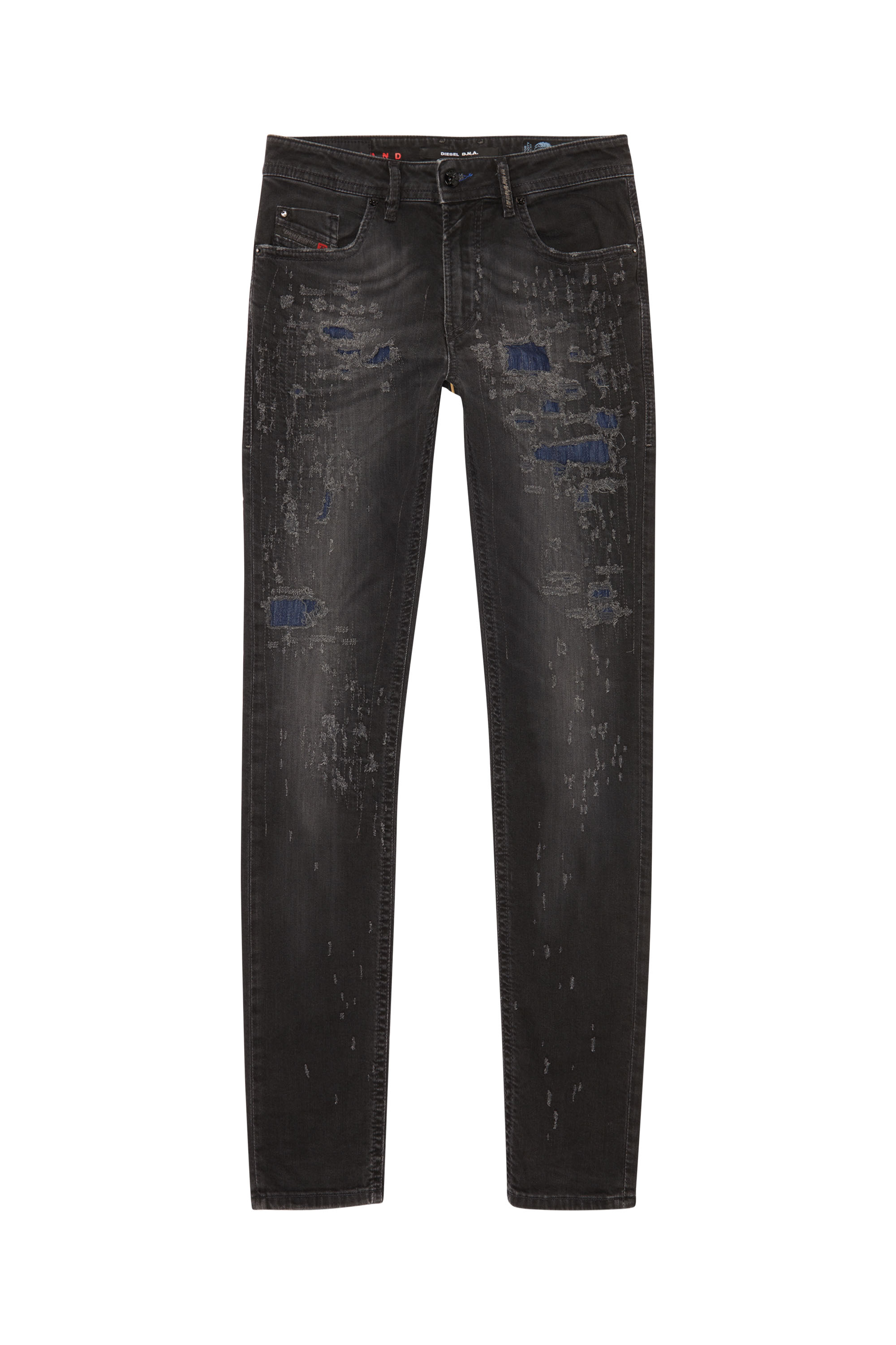 Diesel - THOMMER, Man's Diesel Man - Jeans Black/Dark grey in Black/Dark grey - 1