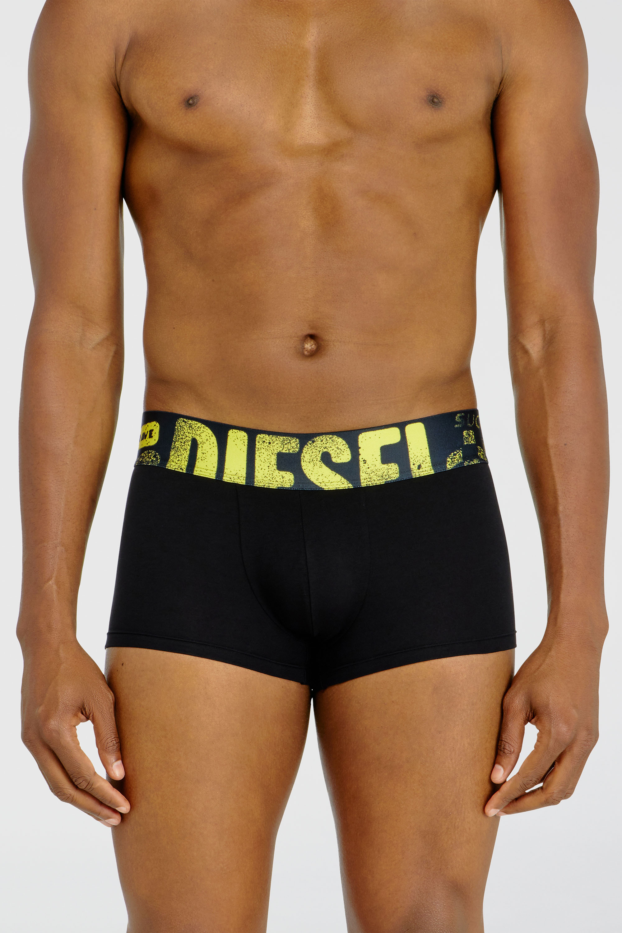 Diesel - UMBX-DAMIENTHREEPACK-5.5EL, Man's Three-pack of trunks with multicoloured logo in Multicolor/Black - 3