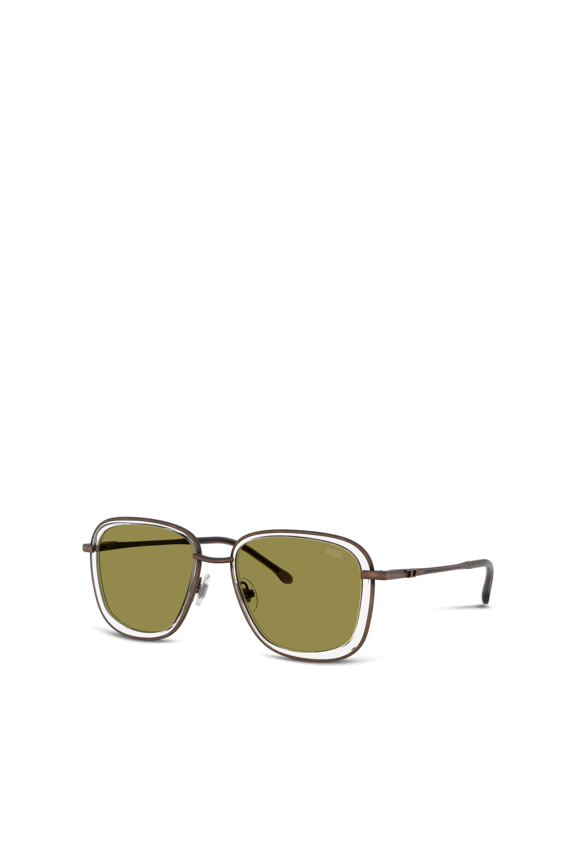 Diesel - 0DL1017, Unisex's Square sunglasses in Green - 4