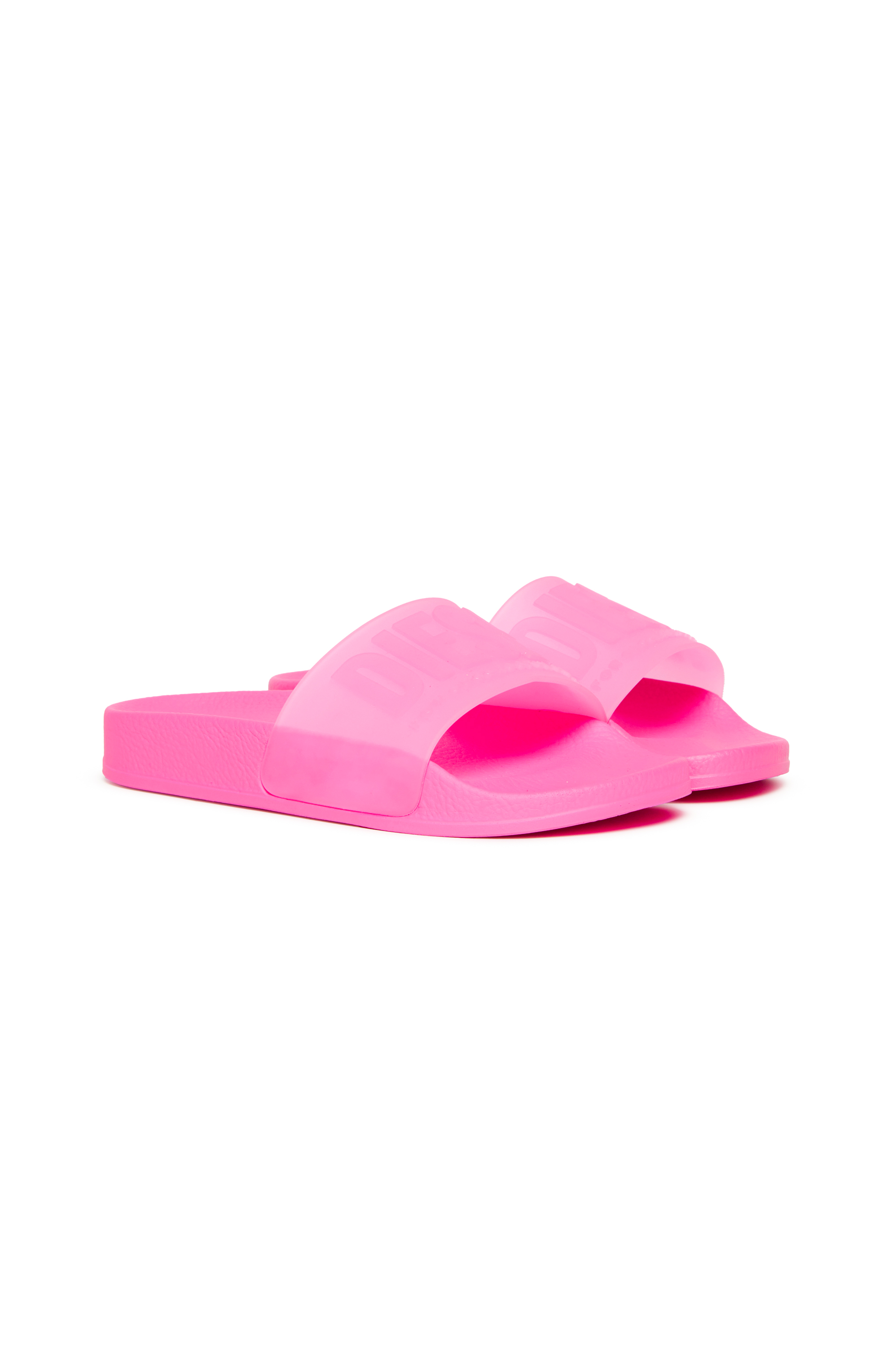 Diesel - SA-MAYEMI CC, Unisex's Semi-transparent rubber pool slides in Pink - 2