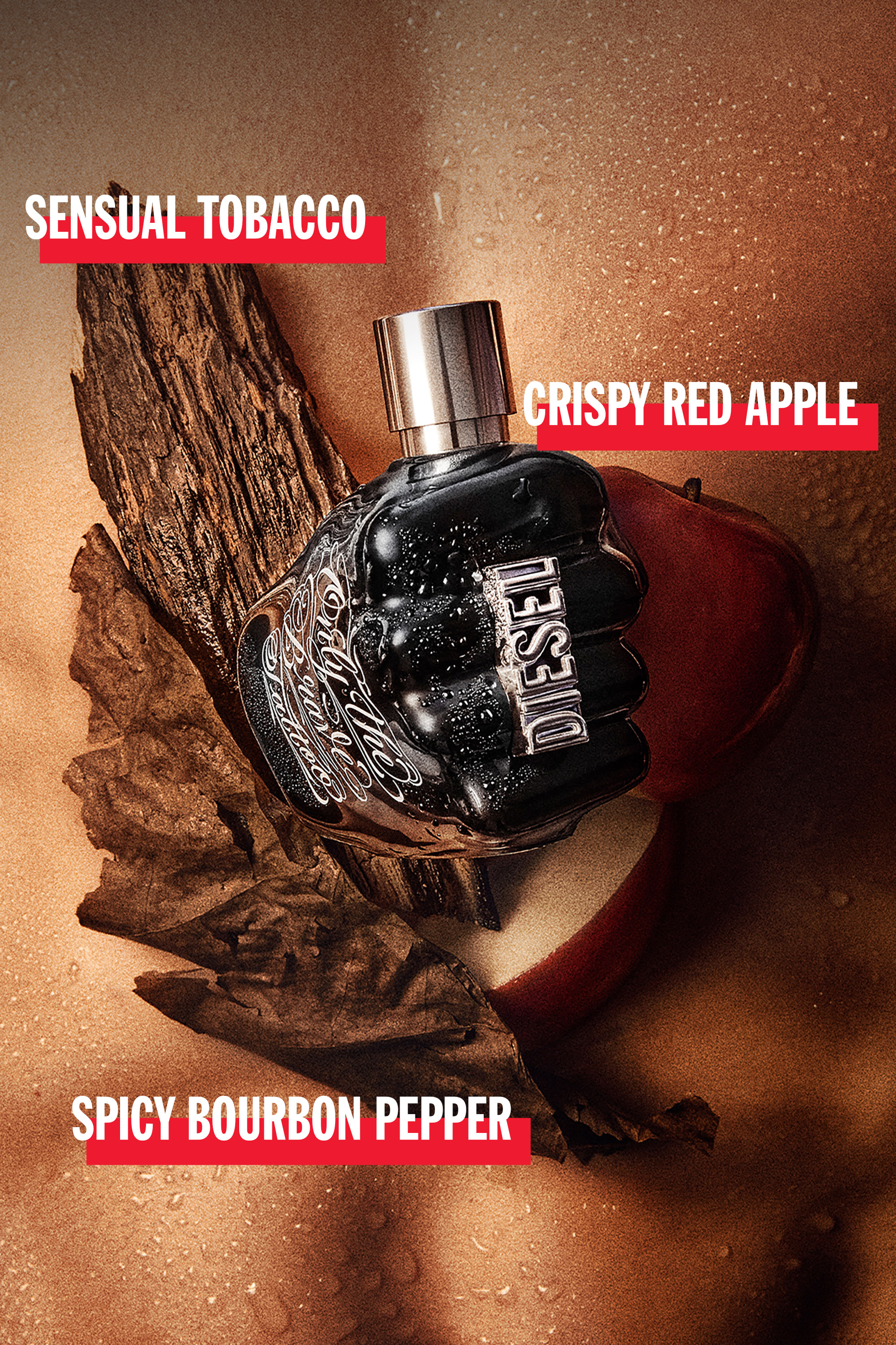 Diesel - ONLY THE BRAVE TATTOO 50 ML, Man's Only The Brave Tattoo 50ml, 1.7 FL.OZ., Eau de Toilette in Black - 4