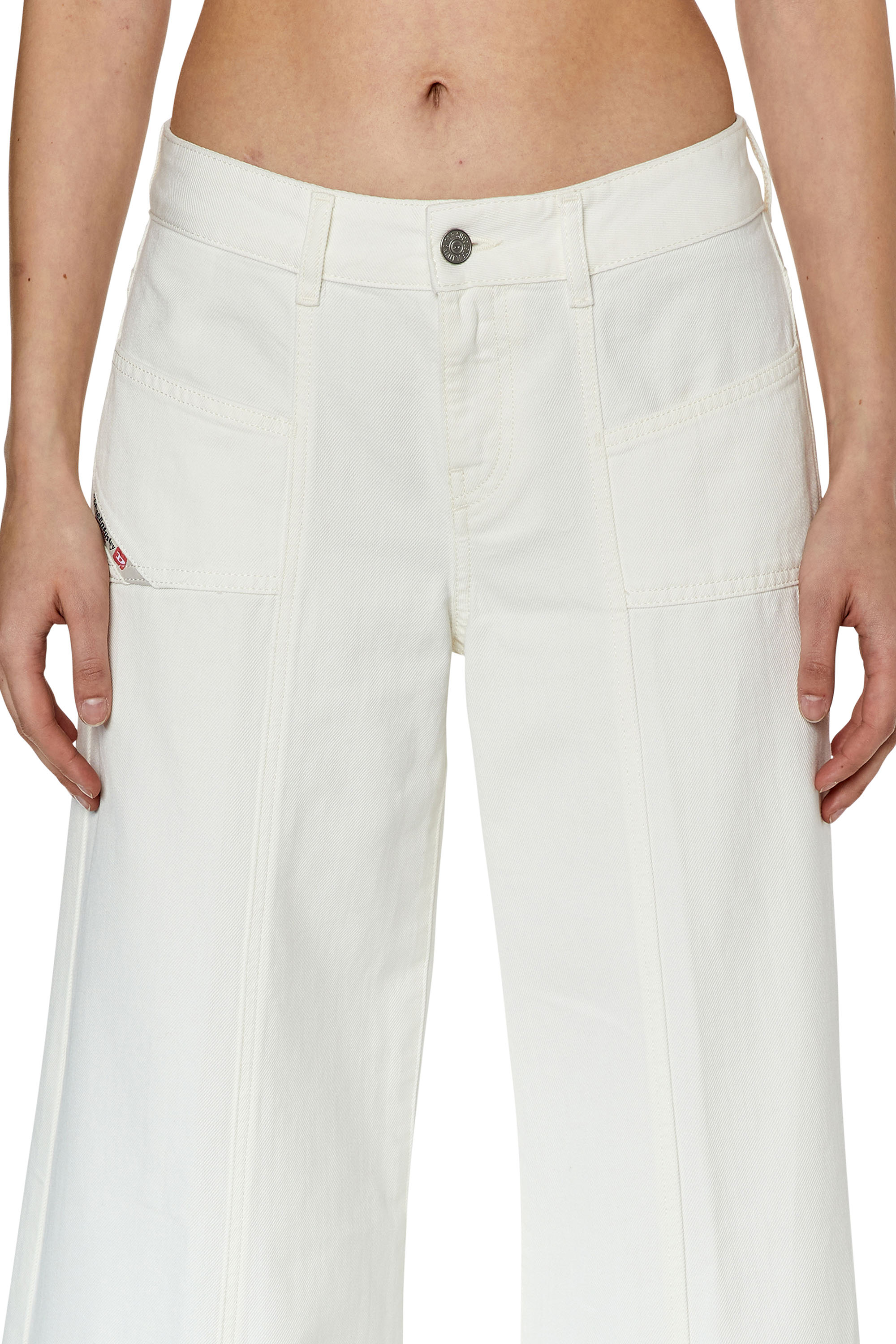 Diesel - Bootcut and Flare Jeans D-Aki 068JQ, White - Image 4