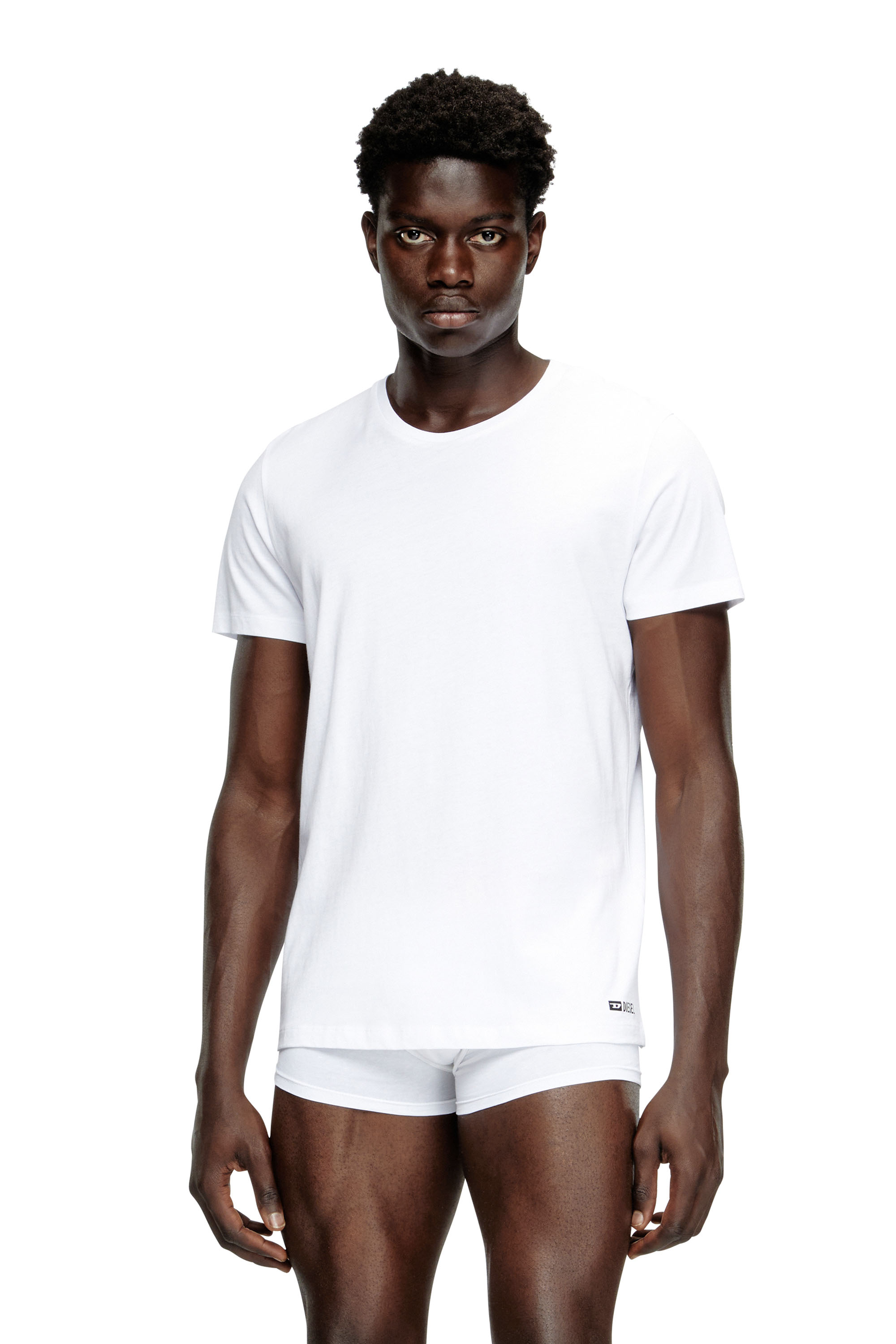 Diesel - RANDAL-D-BOX-3PACK, Man's Three-pack of T-shirts in White - 3