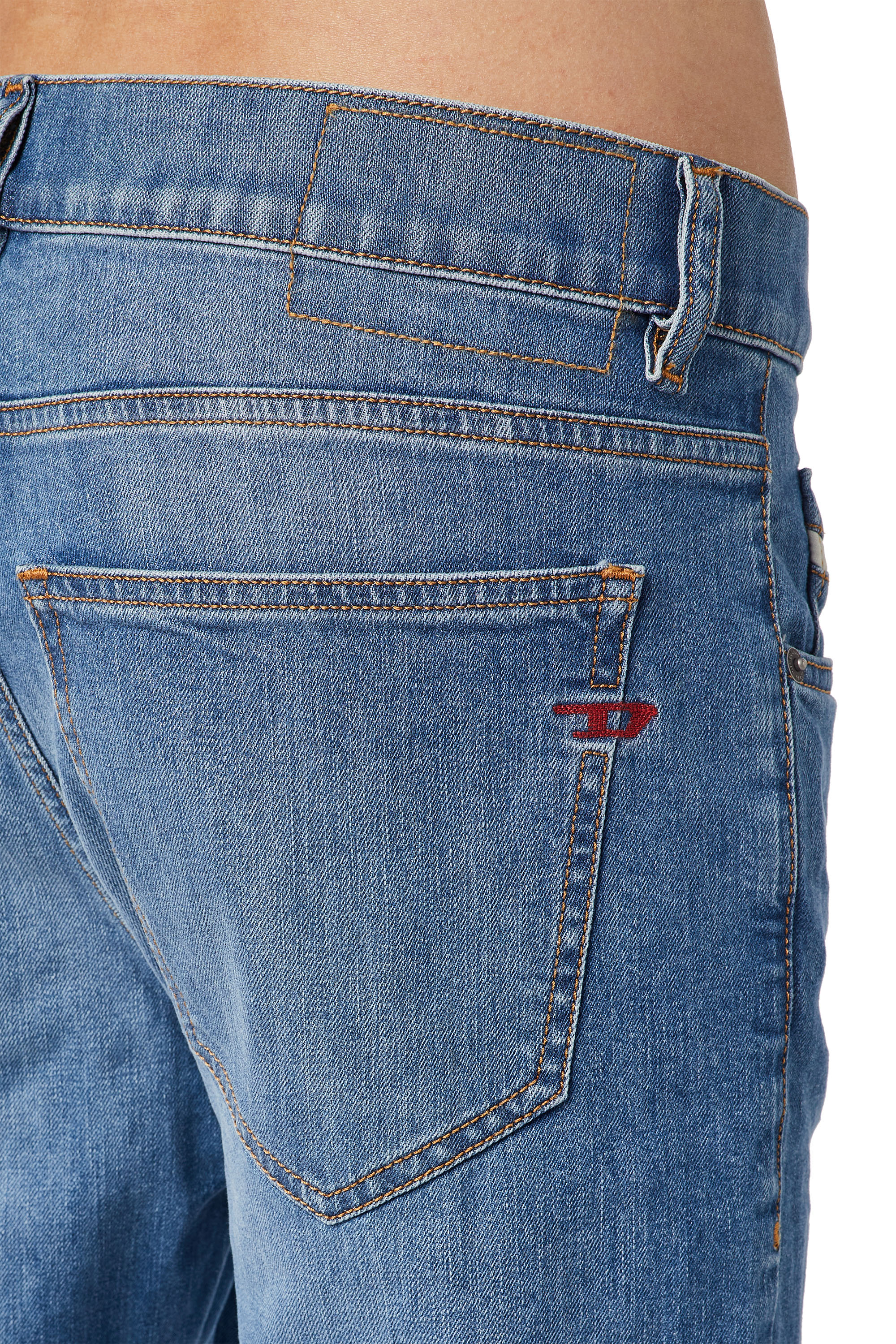 Diesel - 2019 D-Strukt 0EHAJ Slim Jeans, Medium blue - Image 6