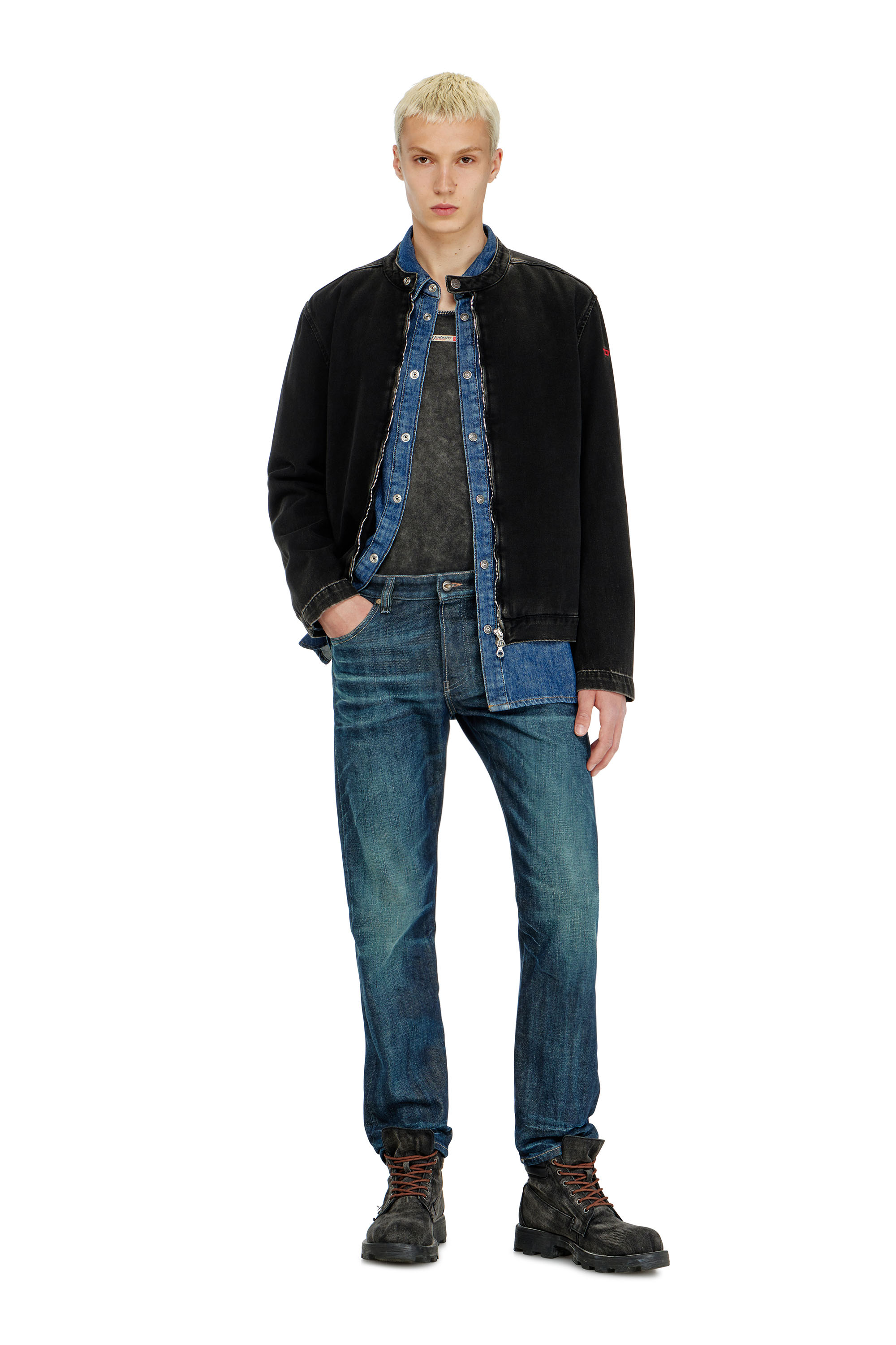Diesel - Man's Slim Jeans 1993 D-Vyl 09Q04, Dark Blue - 2