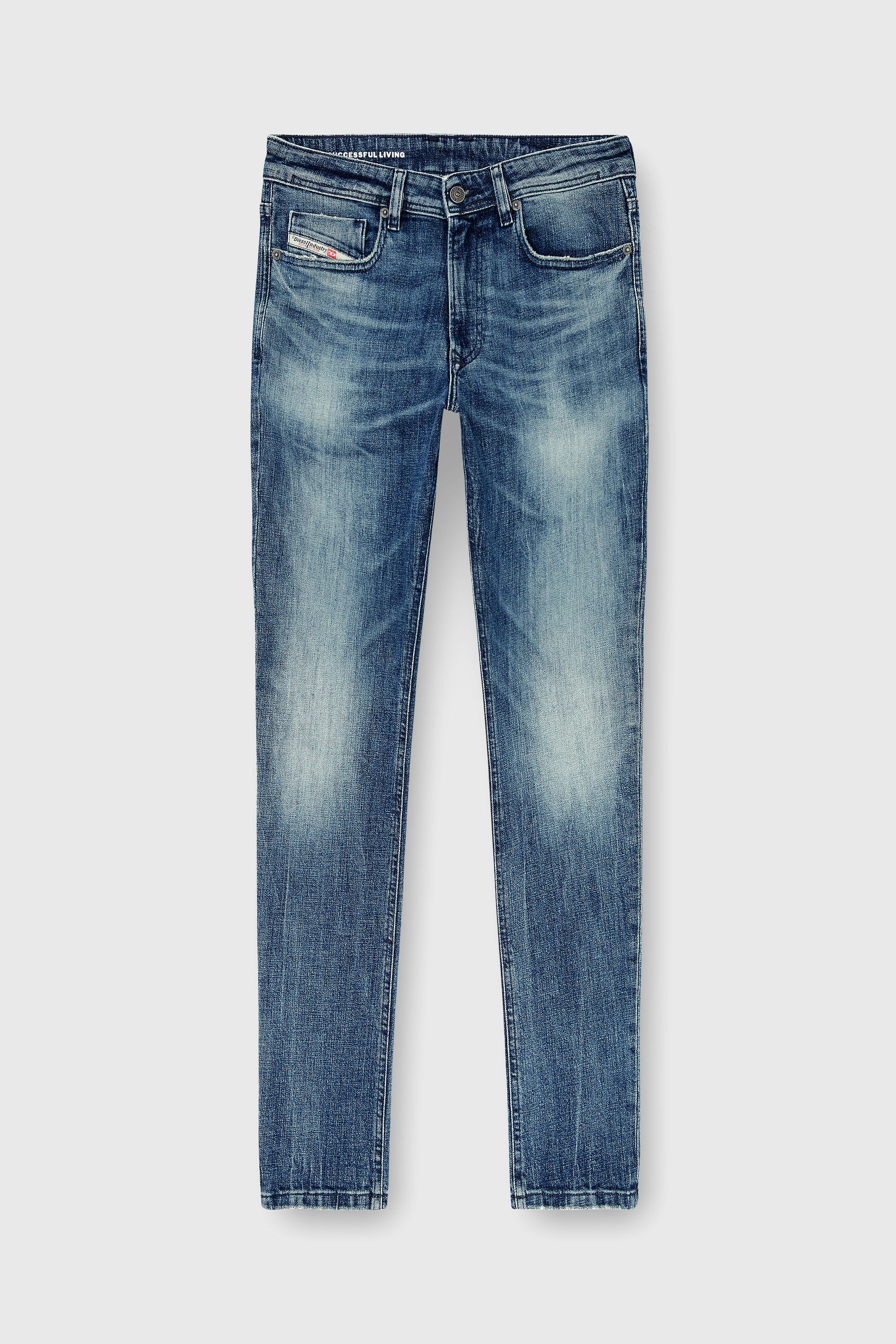 Diesel - Man's Skinny Jeans 1979 Sleenker 0KBBE, Medium blue - 2