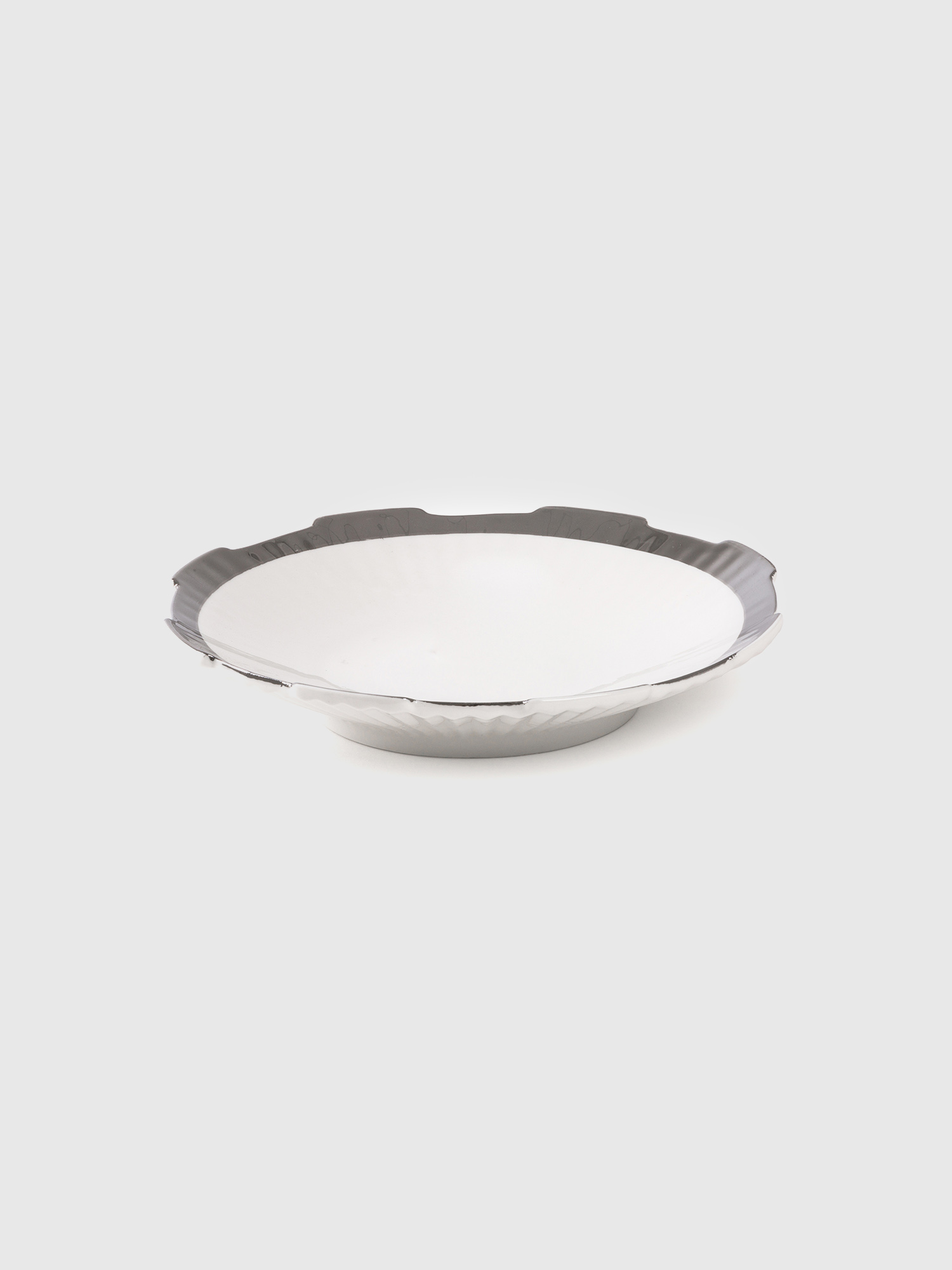 Diesel - 10988SIL MACHINE, Unisex's Porcelain soup plate in White - 2