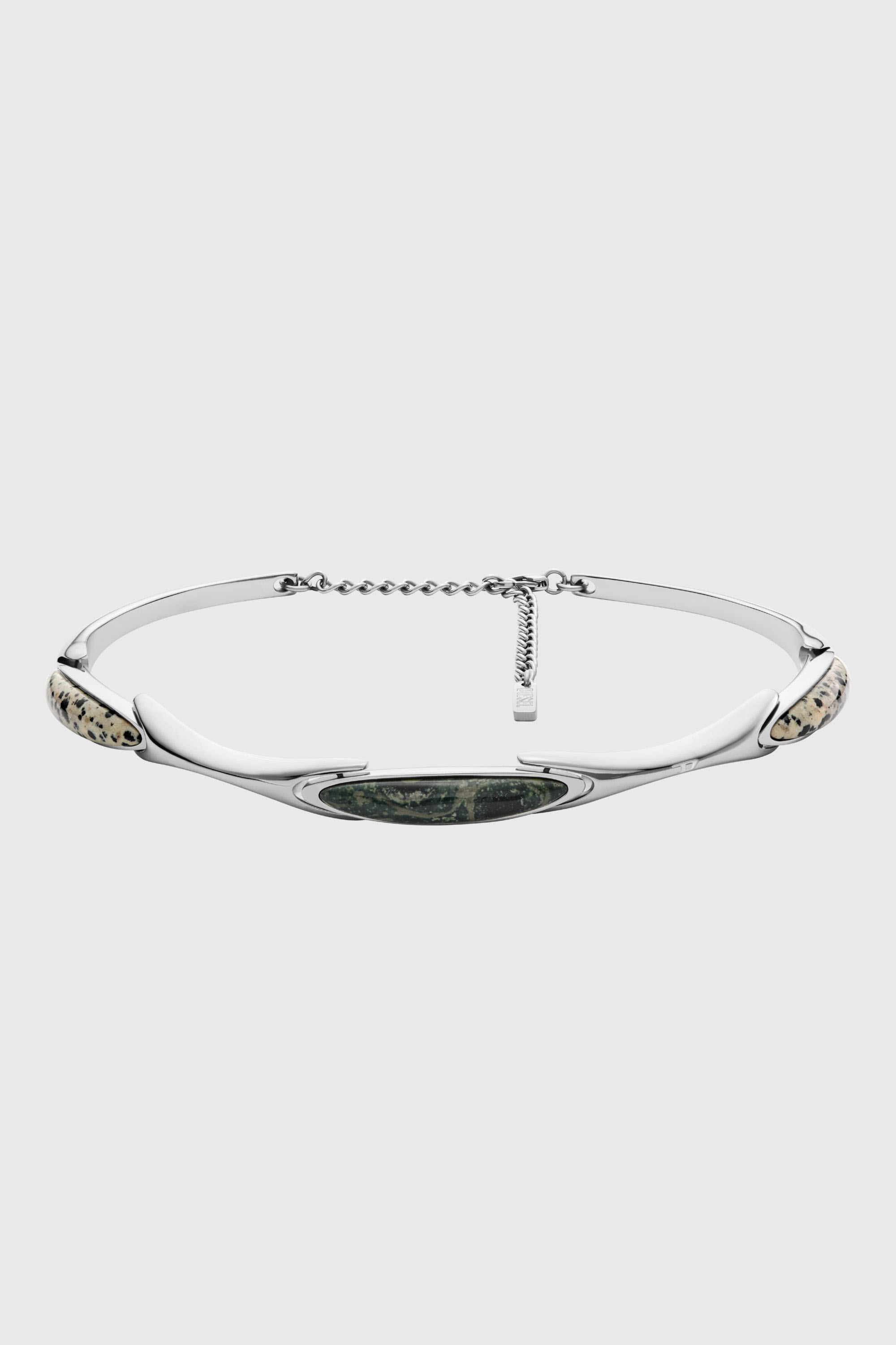 Diesel - DX167740 JEWELLERY, Unisex's Stainless Steel Choker Necklace in Silver - 2