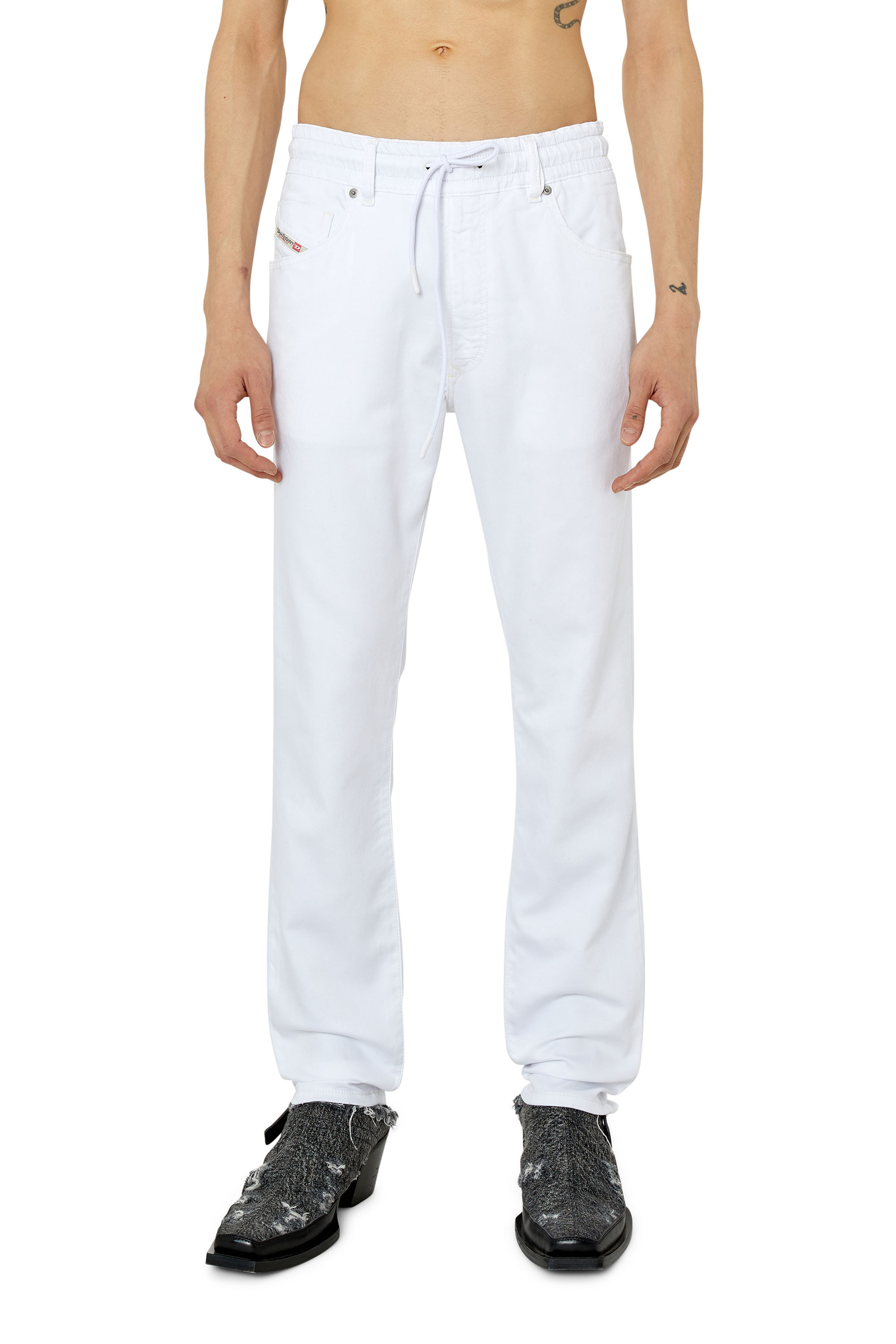 Diesel - Tapered Krooley JoggJeans® 0684U, White - Image 1