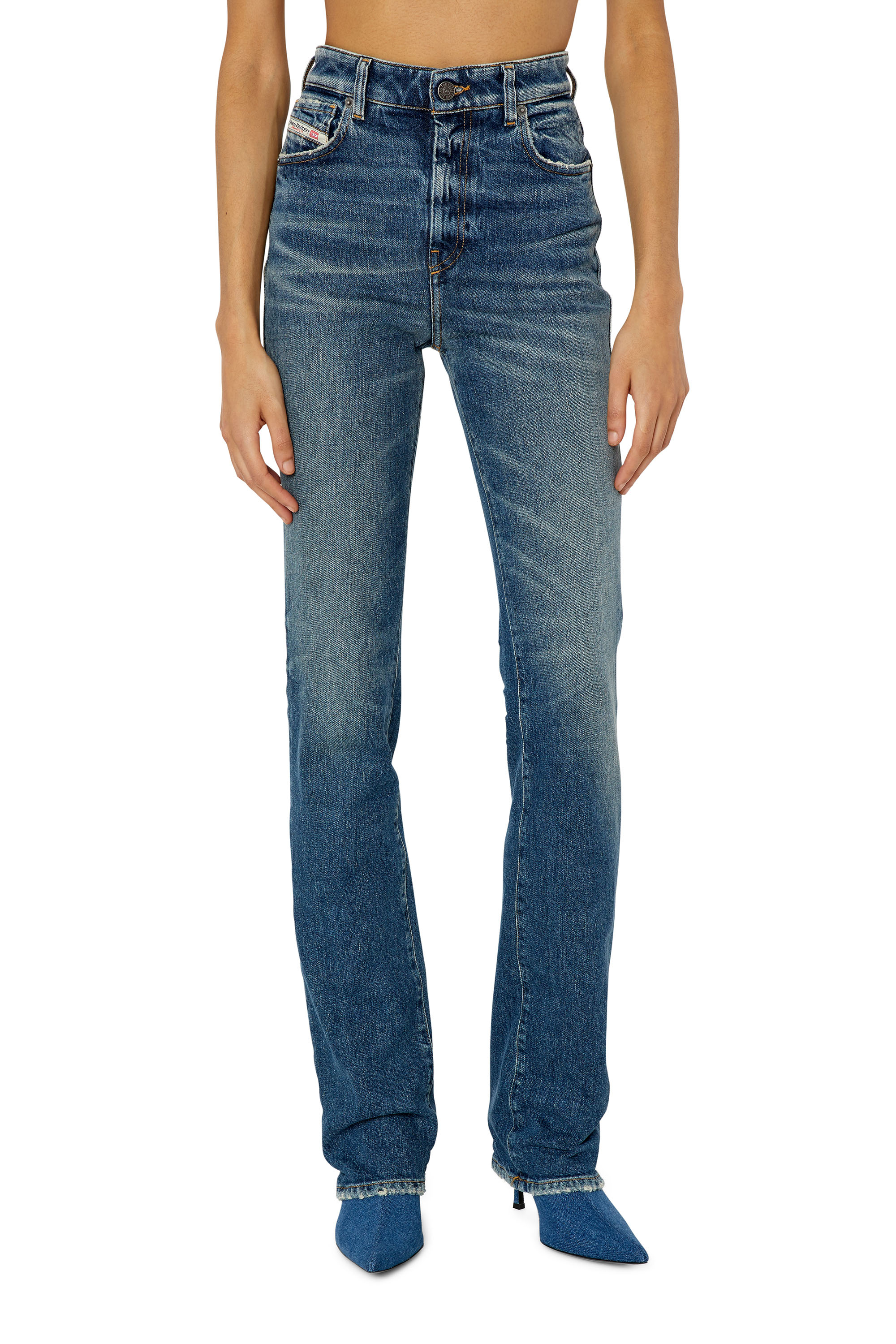 Diesel - 2003 D-Escription 007L1 Bootcut and Flare Jeans, Medium blue - Image 1