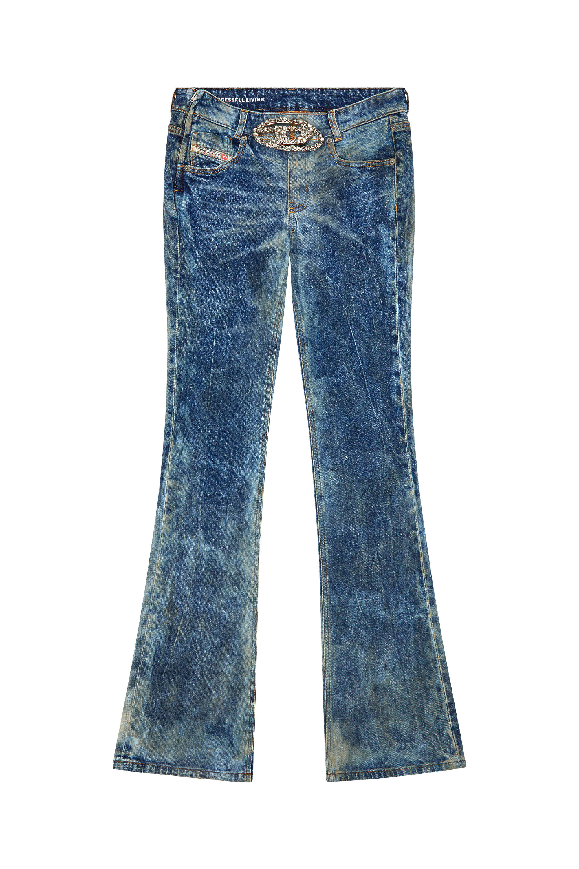 Diesel - Bootcut and Flare Jeans 1969 D-Ebbey 0PGAL, Dark Blue - Image 3