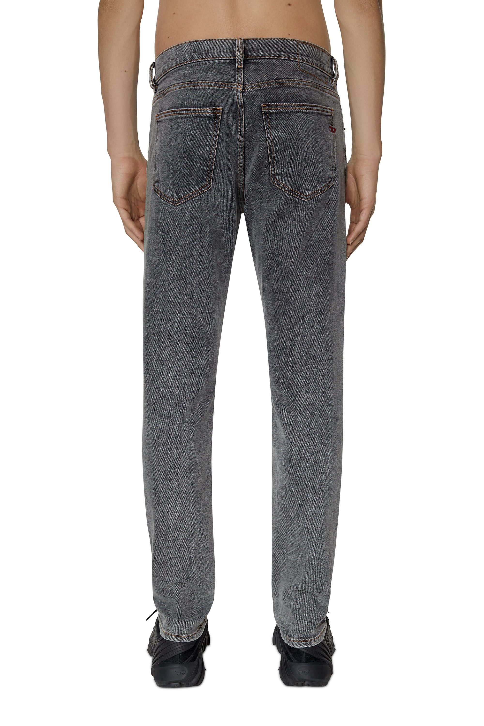 Diesel - 2019 D-Strukt 09D78 Slim Jeans, Black/Dark grey - Image 3