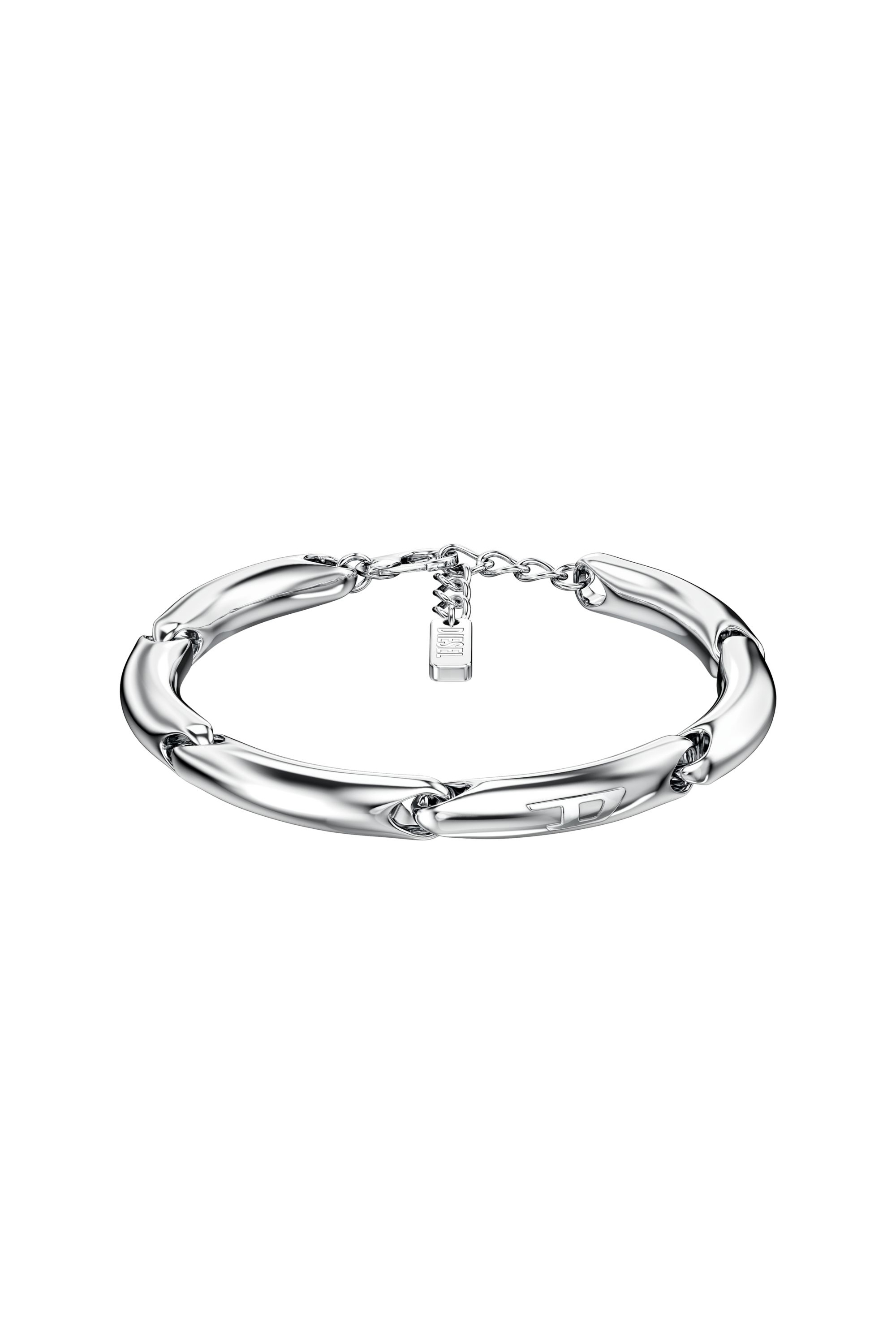 Diesel - DX1696040 JEWELLERY, Unisex's Stainless steel chain bracelet in Silver - 1