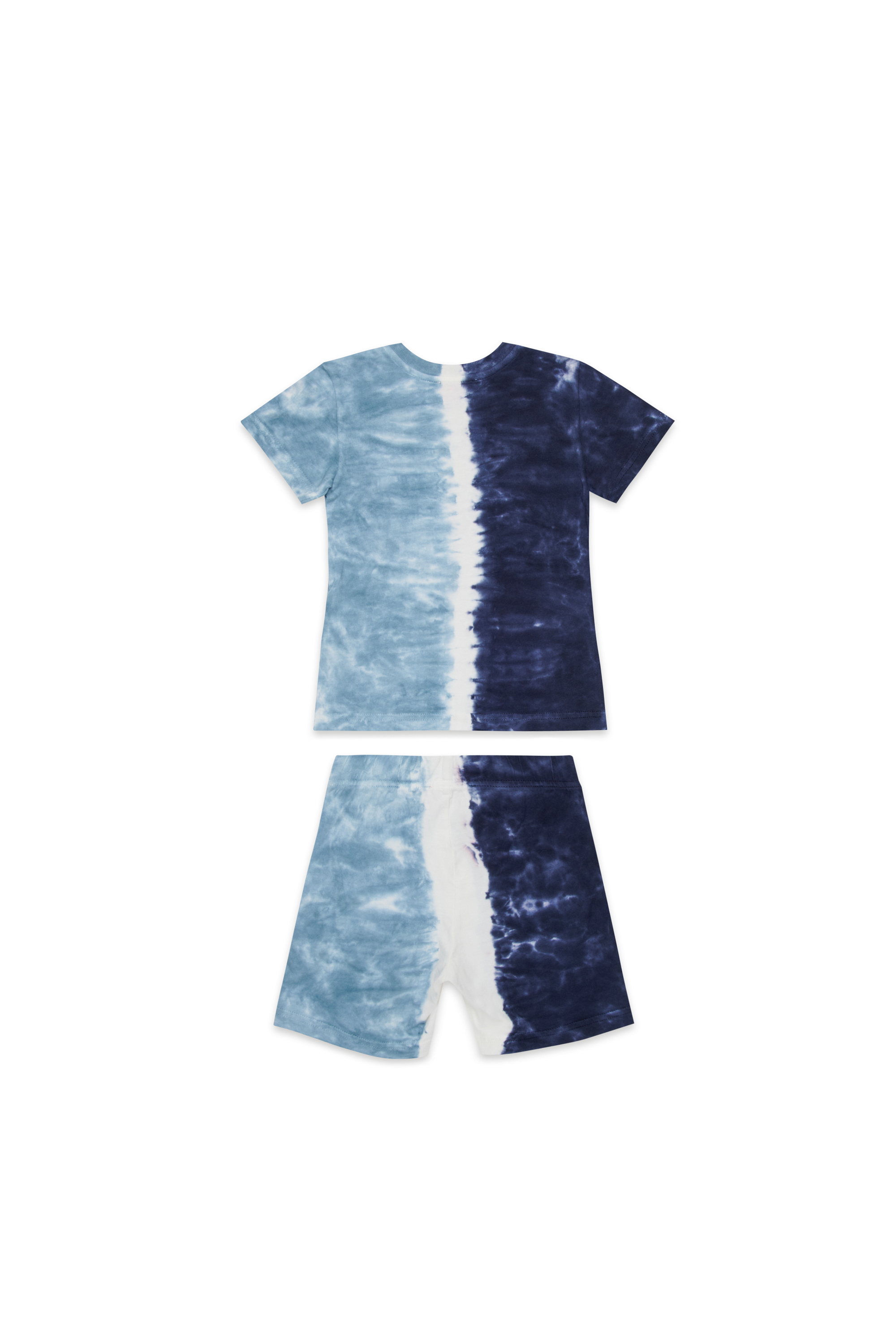 Diesel - STKITESHORTB-SET, Man's Baby clothes set with dip dye in Blue - 2