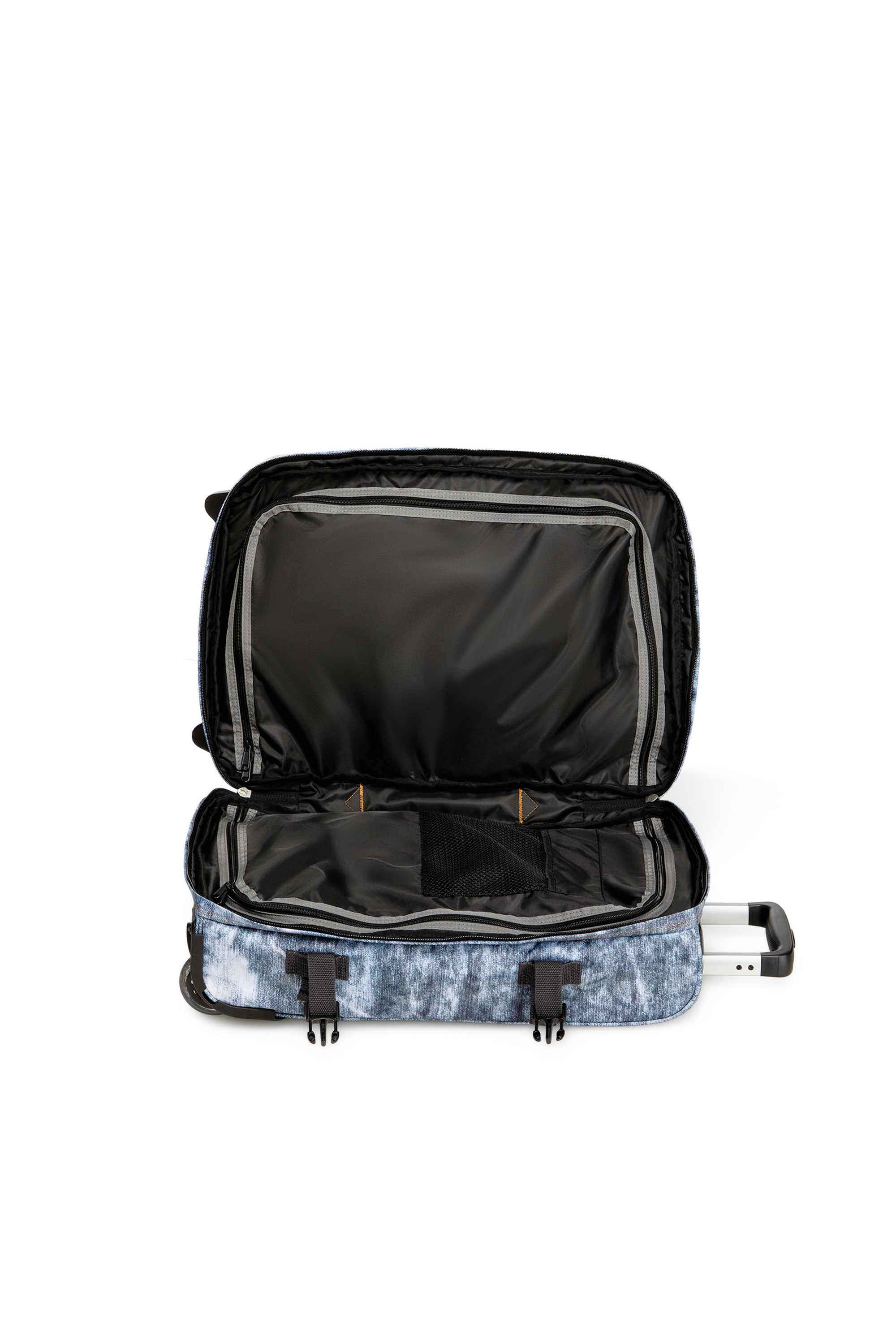 Diesel - DIESEL TRANSIT'R S, Unisex's Cabin bag in trompe l'oeil denim in Blue - 5