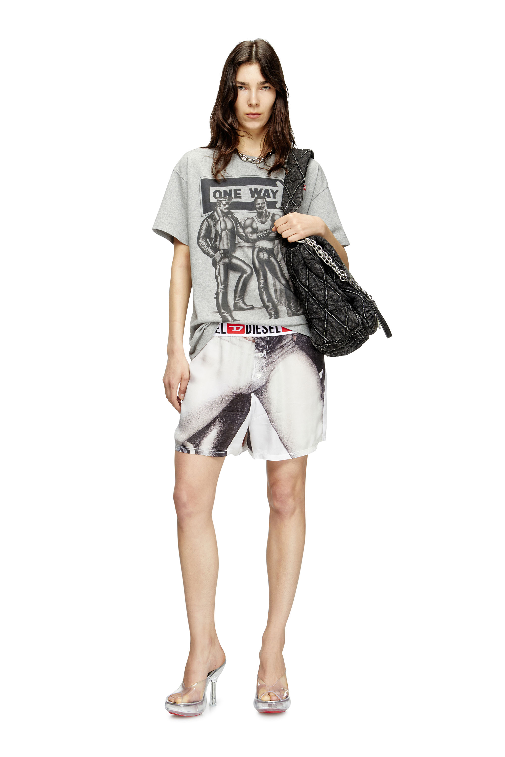 PR-T-NORM-TOM25, Grey Diesel - PR-T-NORM-TOM25, Unisex's T-shirt with graphic print in Grey - 6