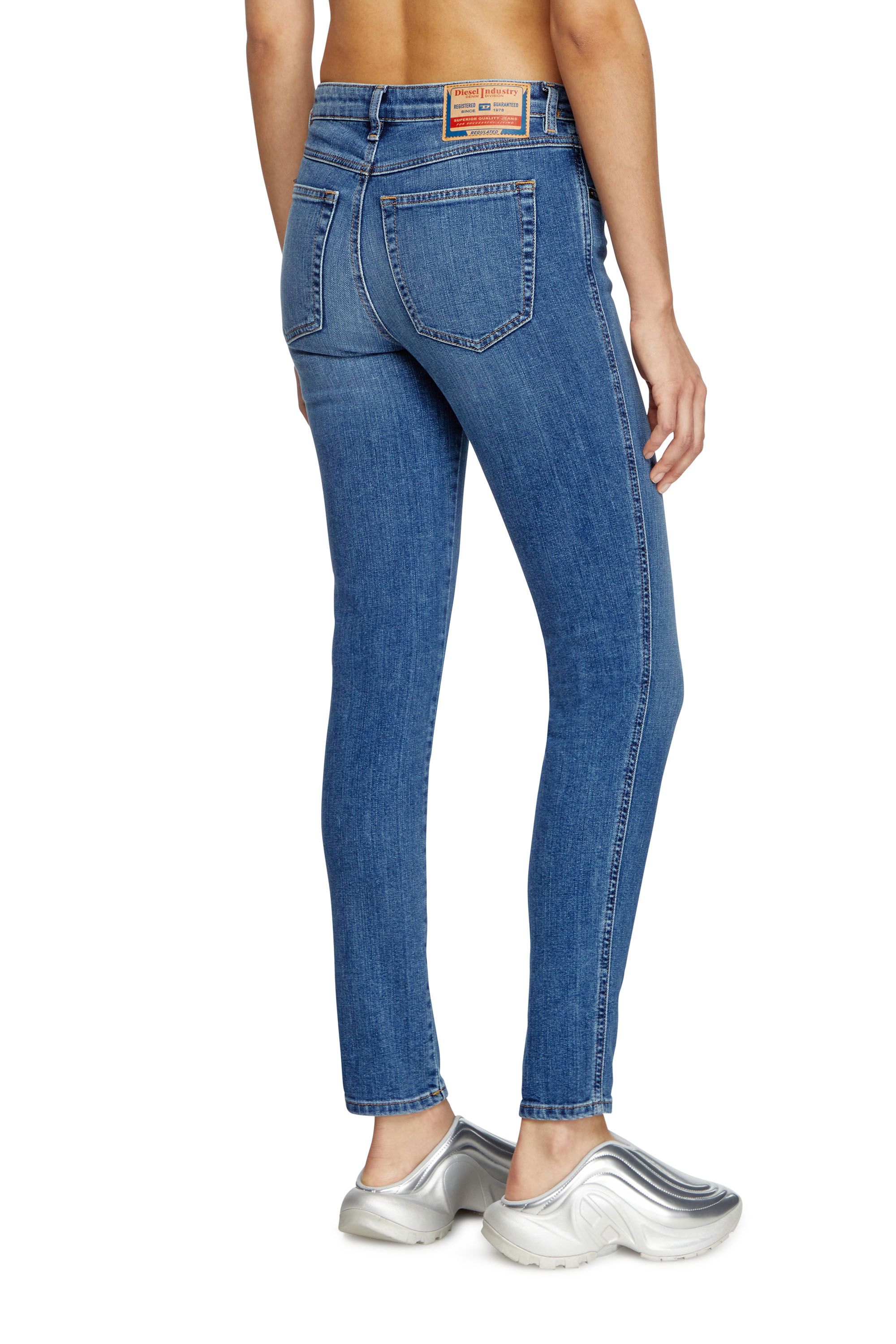 Diesel - Woman's Skinny Jeans 2015 Babhila 09L02, Medium blue - 2