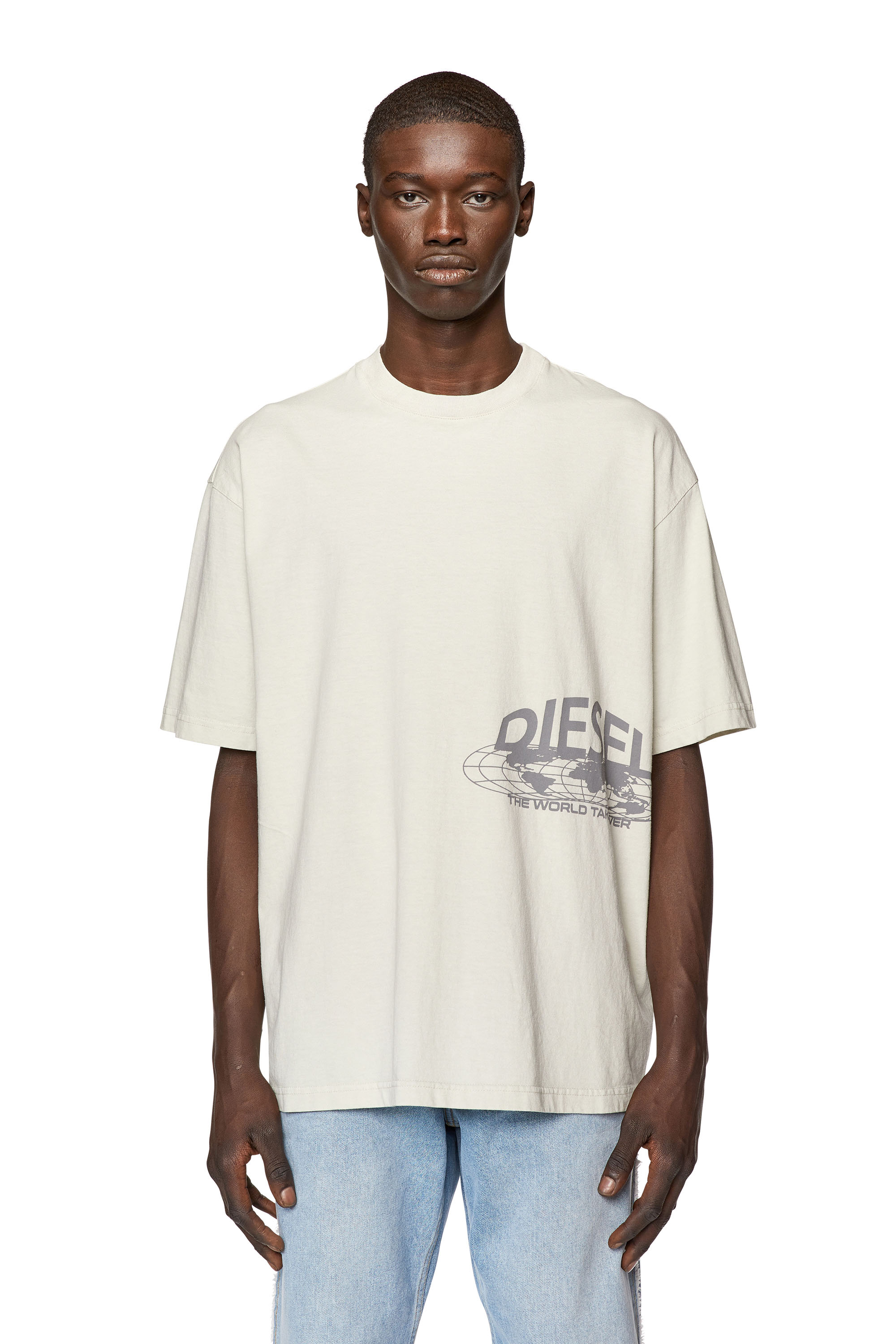 Diesel - T-WASH-L5, Light Grey - Image 5