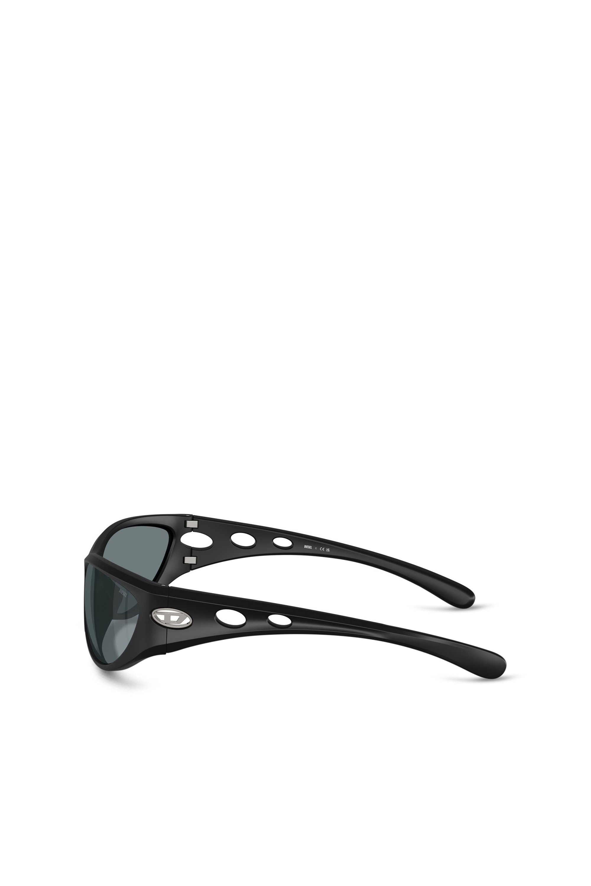 Diesel - 0DL3004U, Unisex's Cat-eye style sunglasses in Black - 2