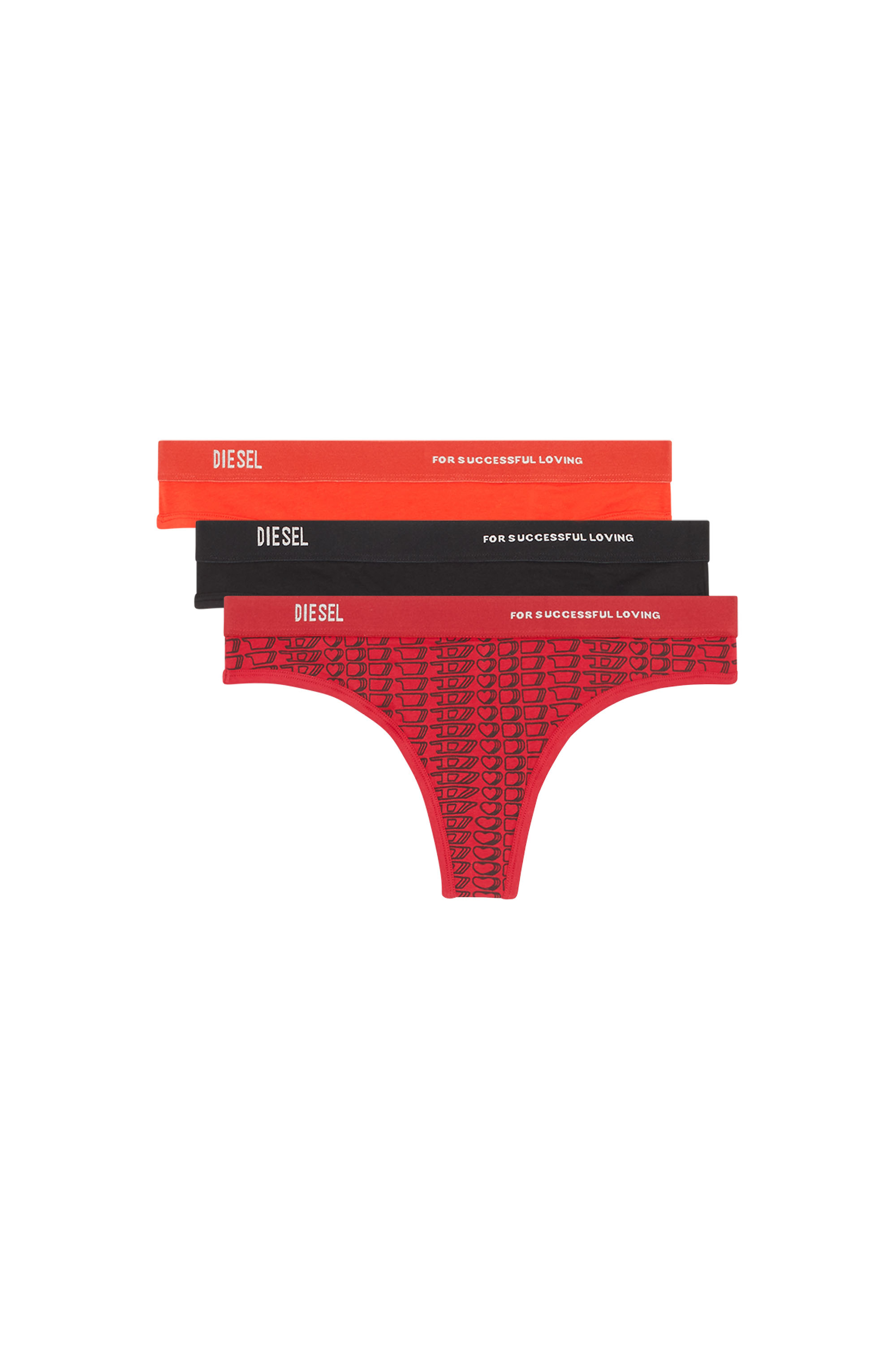 Diesel - UFST-STARSEY-THREEPACK, Orange/Red - Image 1