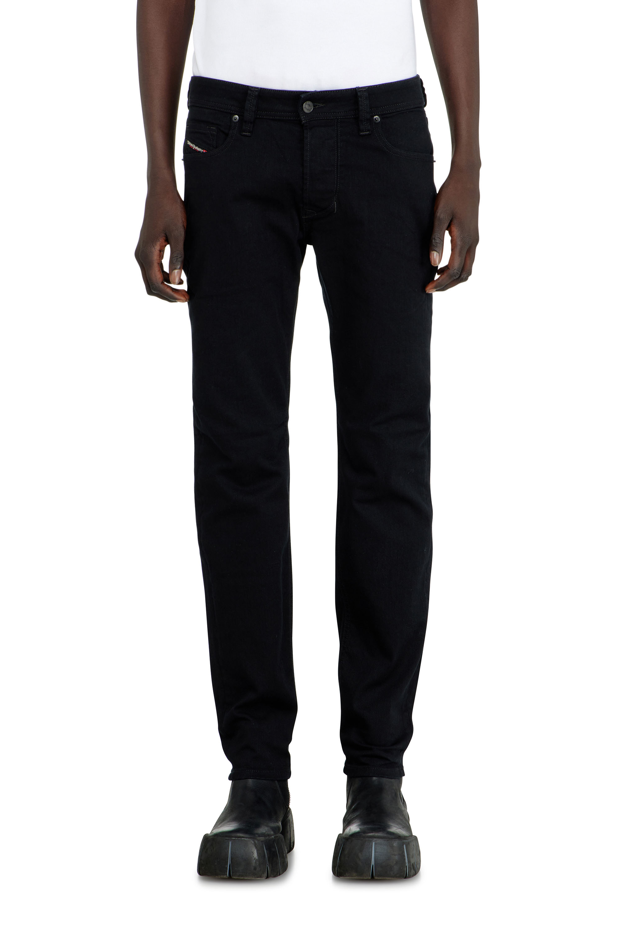 Diesel - Man's Regular Jeans 1986 Larkee-Beex 0688H, Black/Dark grey - 1