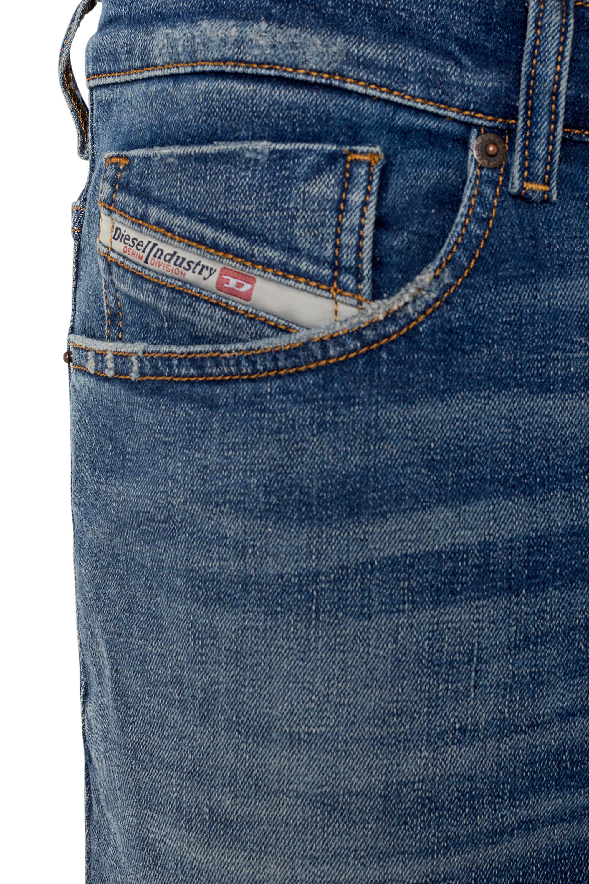 Diesel - 2005 D-Fining 09E66 Tapered Jeans, Dark Blue - Image 4