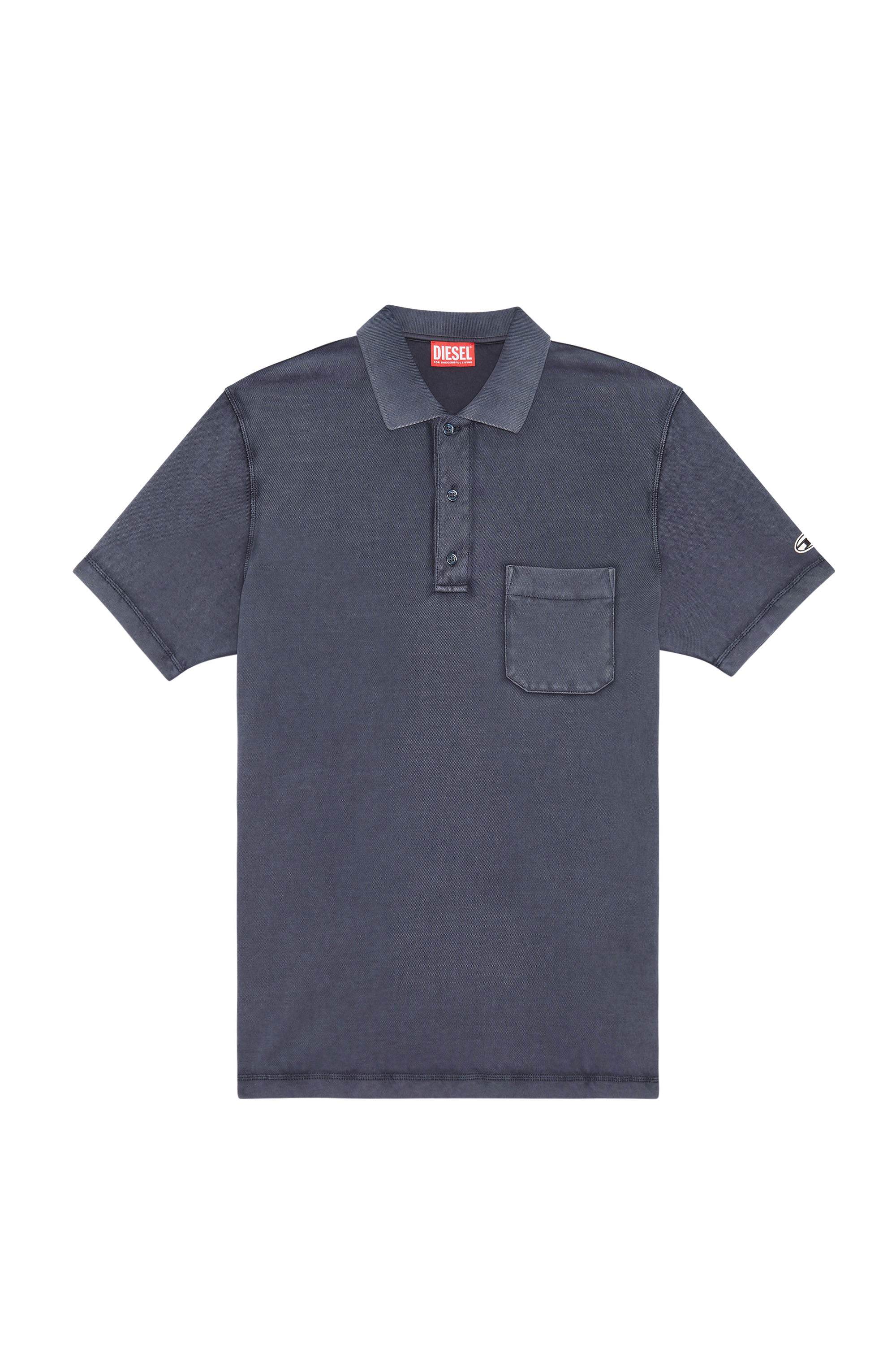 Diesel - T-POLO-WORKY-DOV-PE, Dark Blue - Image 1