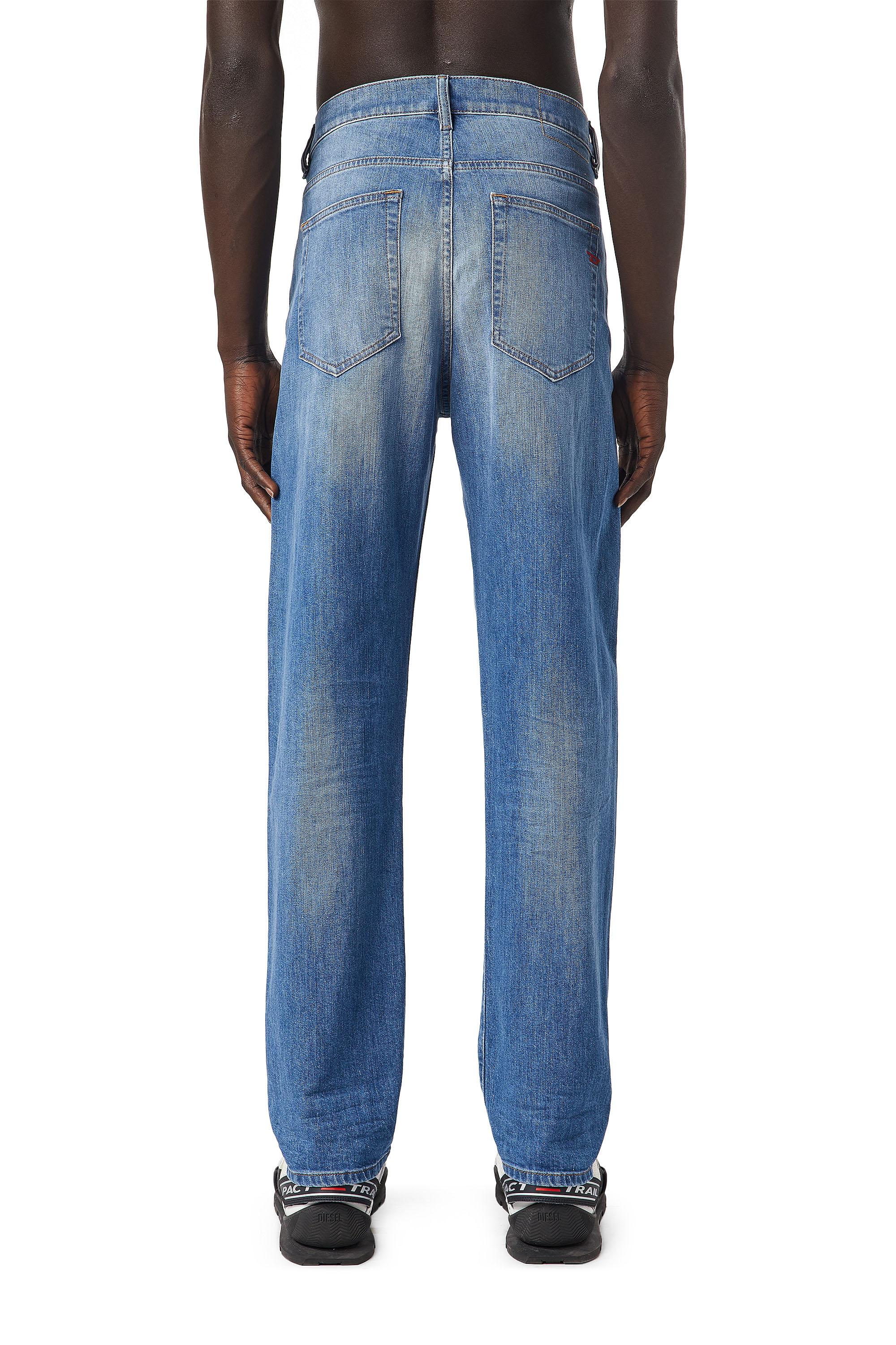 Diesel - 2020 D-Viker 0EHAJ Straight Jeans, Light Blue - Image 3