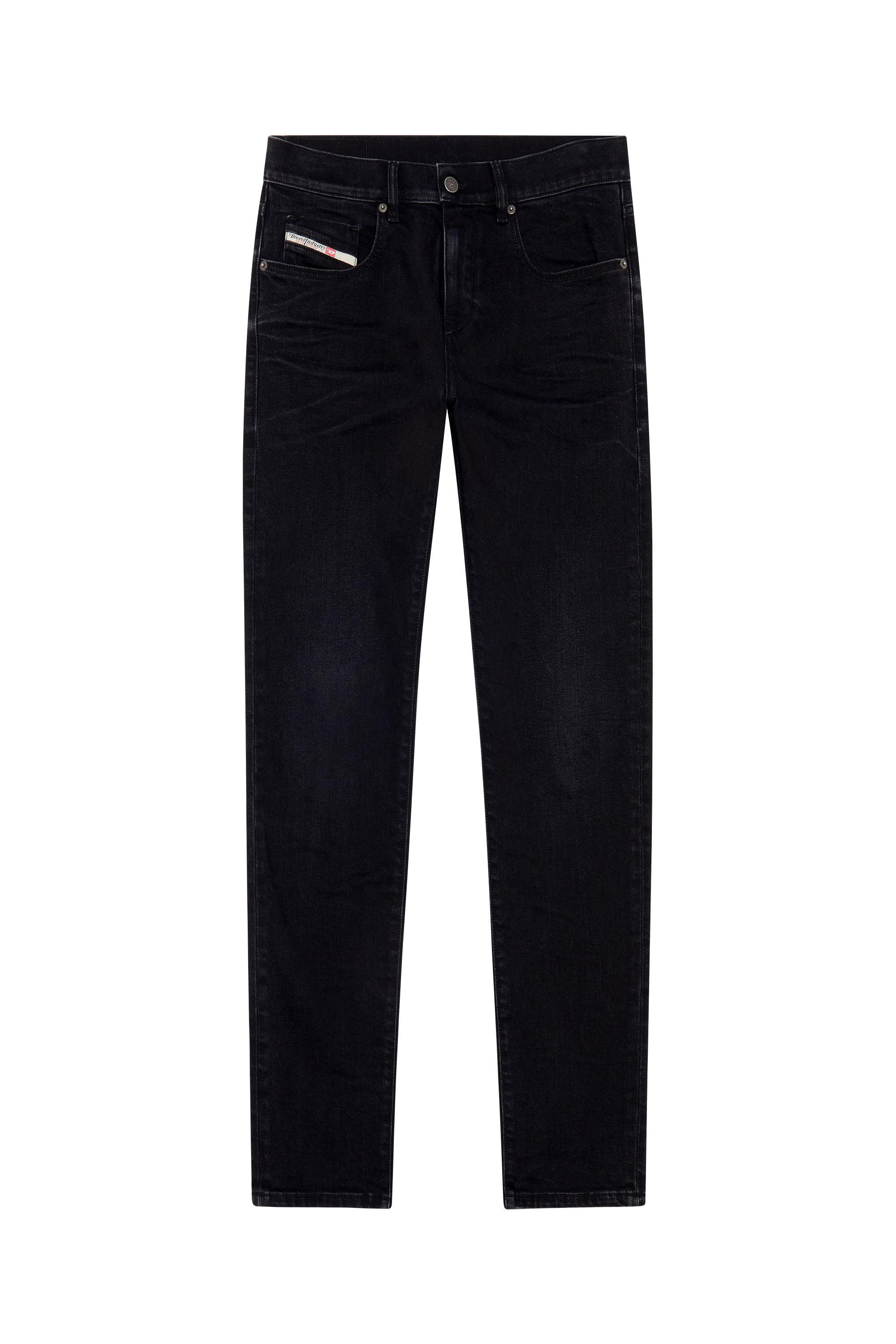 Diesel - Man Slim Jeans 2019 D-Strukt 09D48, Black/Dark grey - Image 6