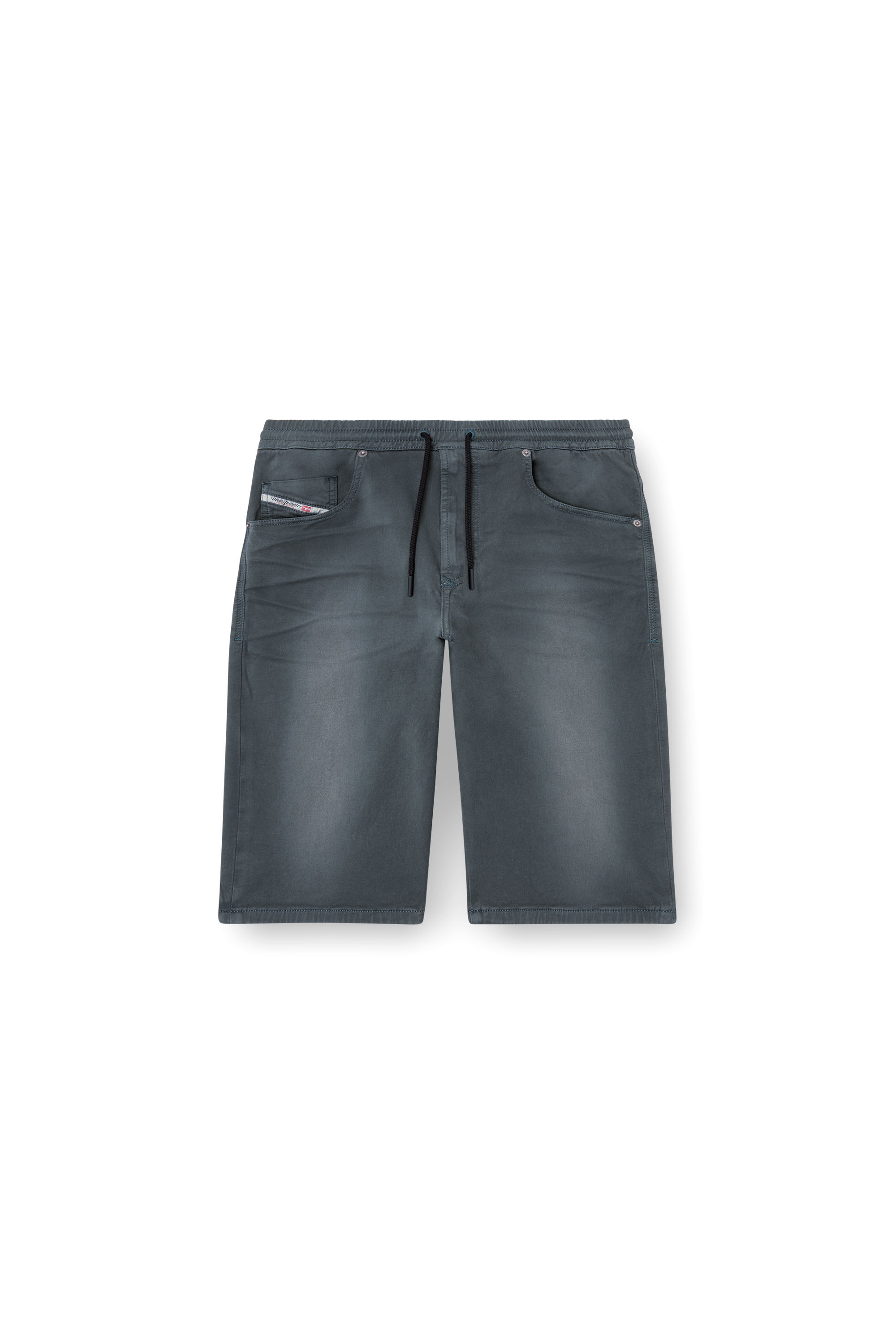2033 D-KROOLEY-SHORT JOGG, Dark grey Diesel - 2033 D-KROOLEY-SHORT JOGG, Man's Chino shorts in JoggJeans in Dark grey - 2