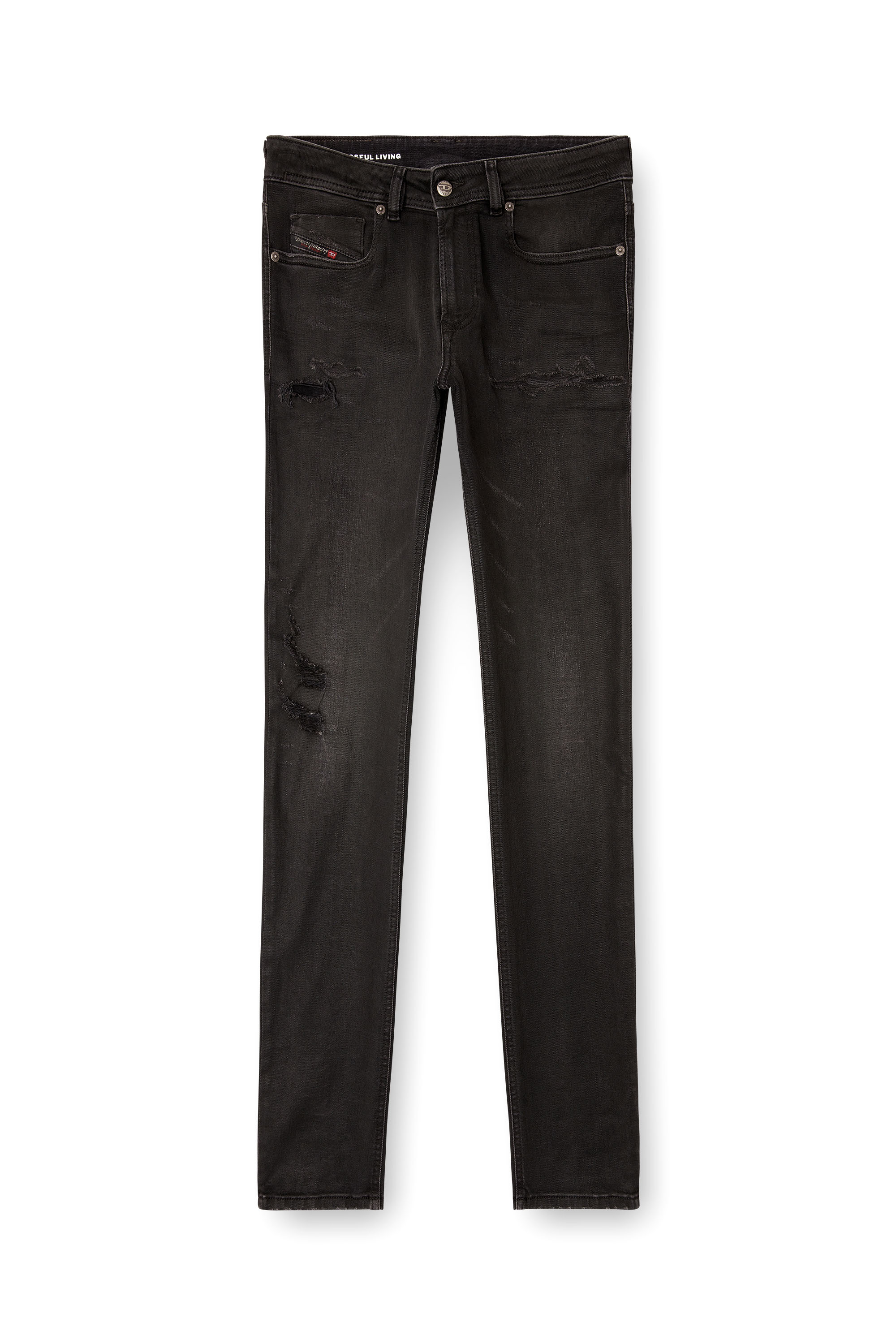 Skinny Jeans 1979 Sleenker 068SG, Black/Dark grey Diesel - Man's Skinny Jeans 1979 Sleenker 068SG, Black/Dark grey - 2