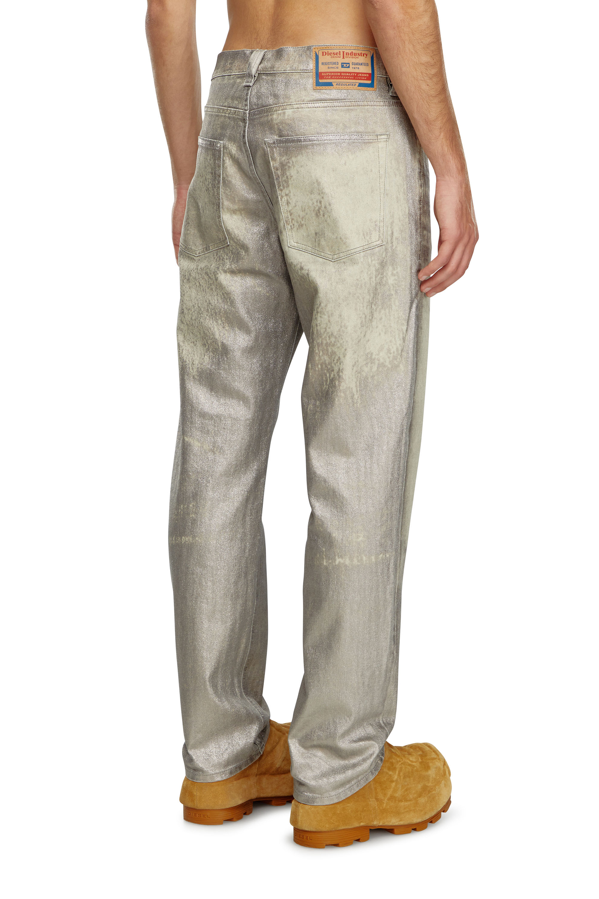 Diesel - Man's Regular Jeans 2024 D-Macs 0CBCZ, Grey - 4