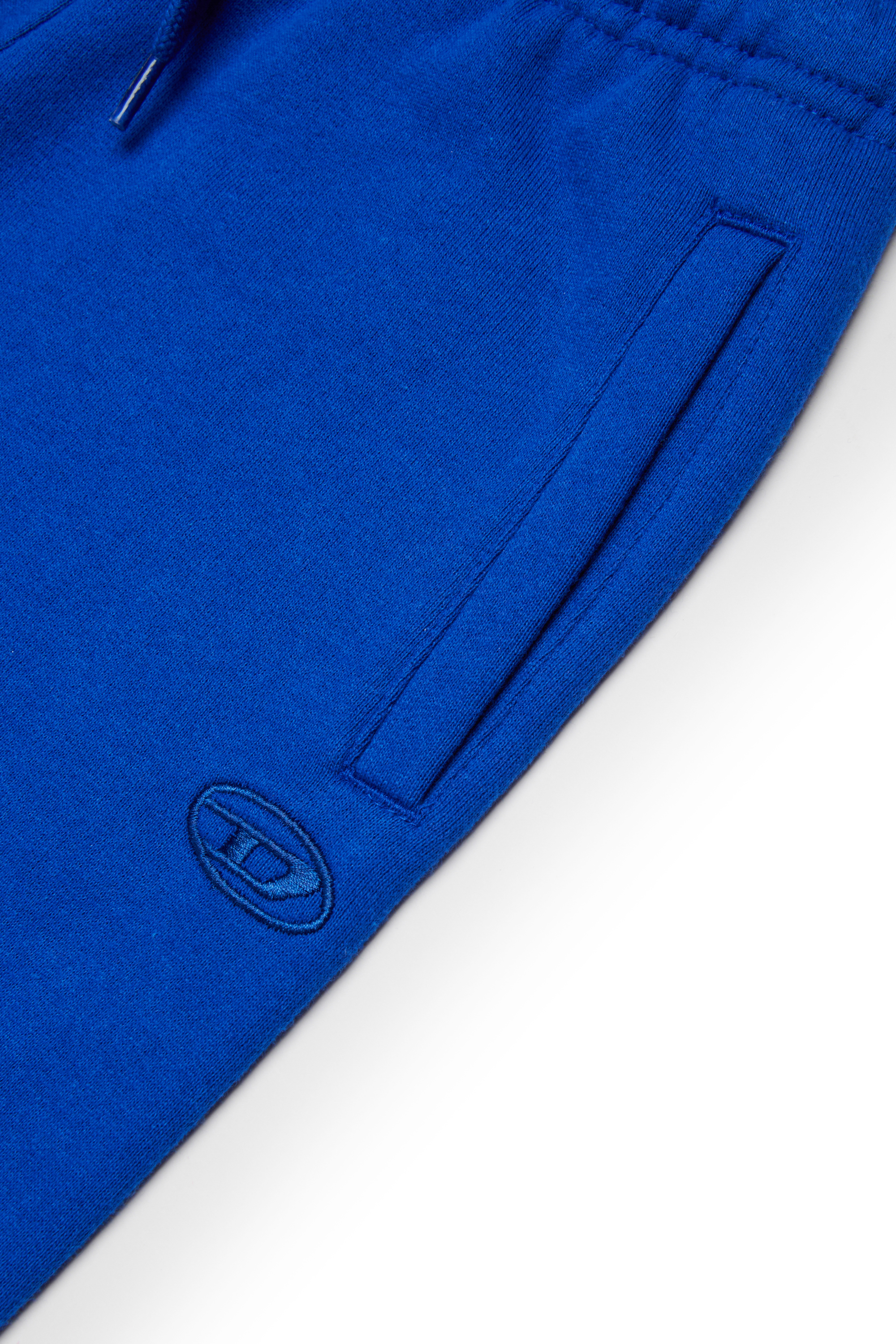 Diesel - PMARKYMEGOVALD, Man's Sweatpants with mega Oval D embroidery in Blue - 4