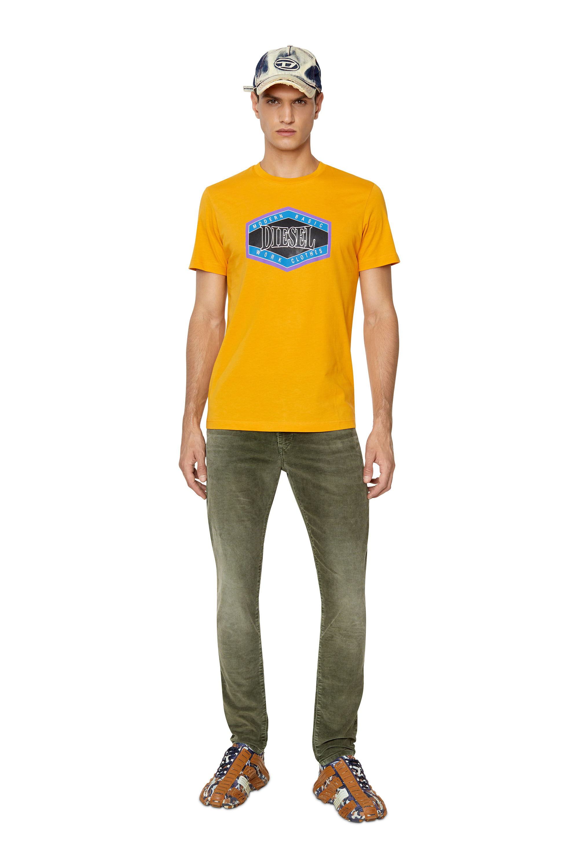 Diesel - 2019 D-Strukt 069XQ Slim Jeans, Green - Image 5