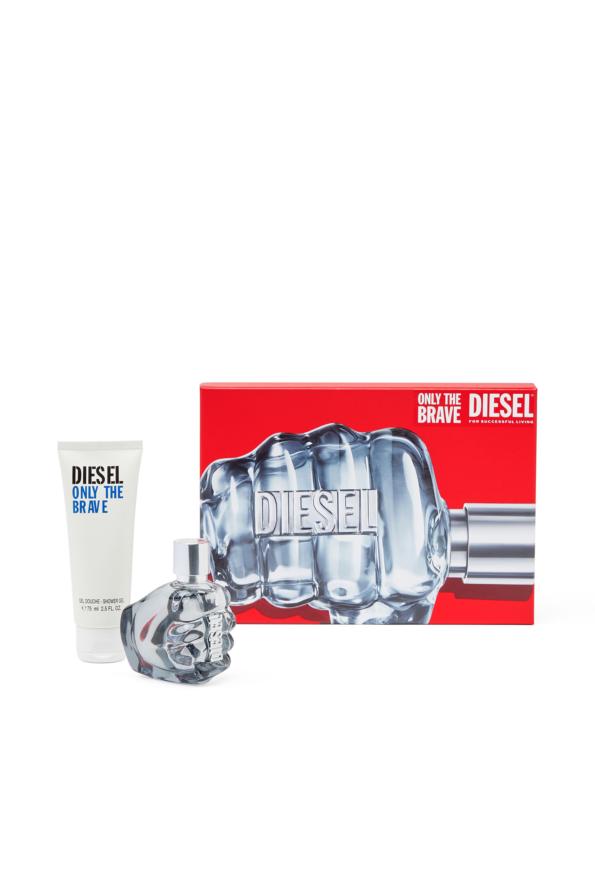 Diesel - ONLY THE BRAVE 50ML GIFT SET LE619600, Blue - Image 1