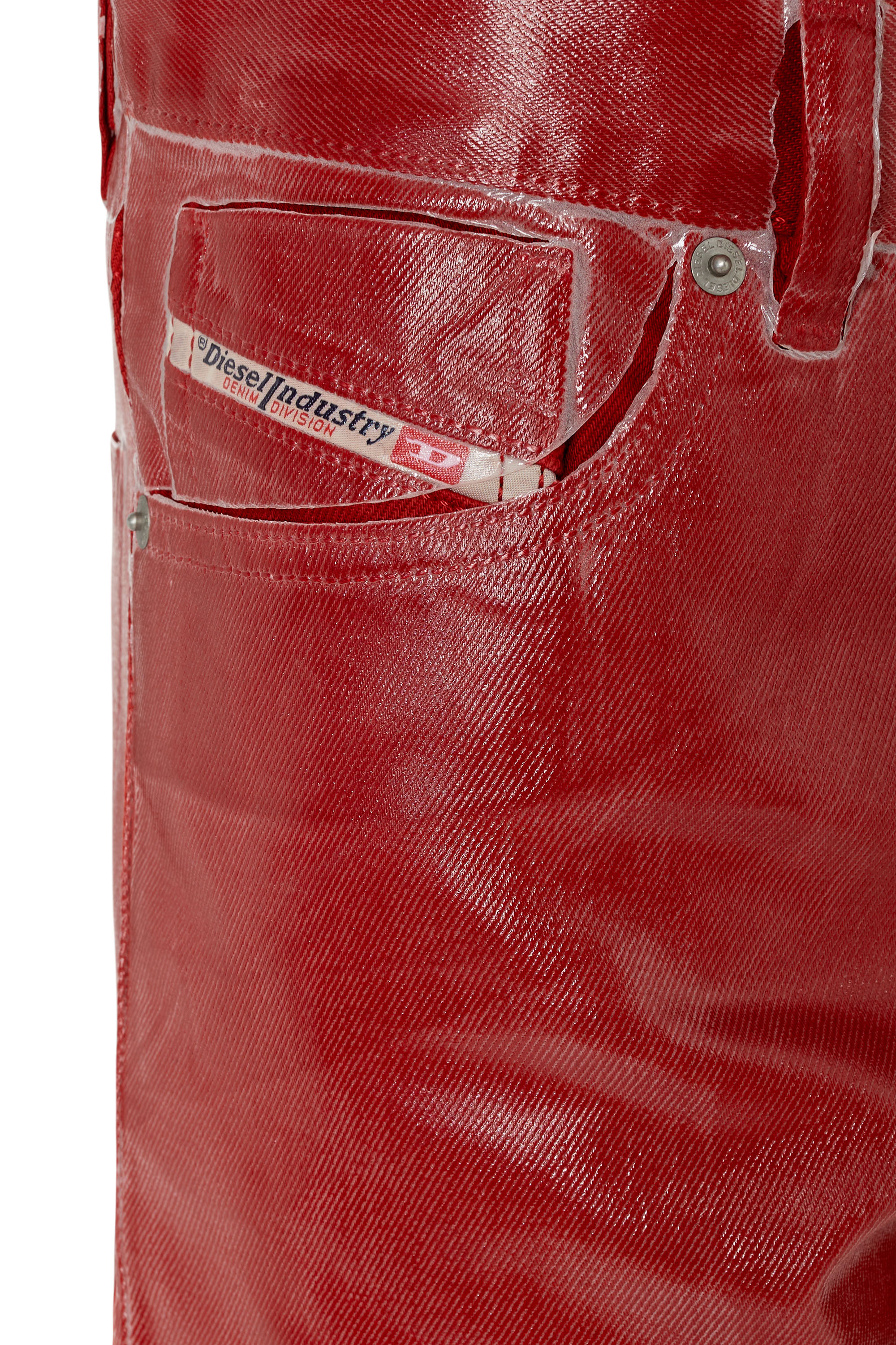Diesel - 1995 D-Sark 09E50 Straight Jeans, Red - Image 4
