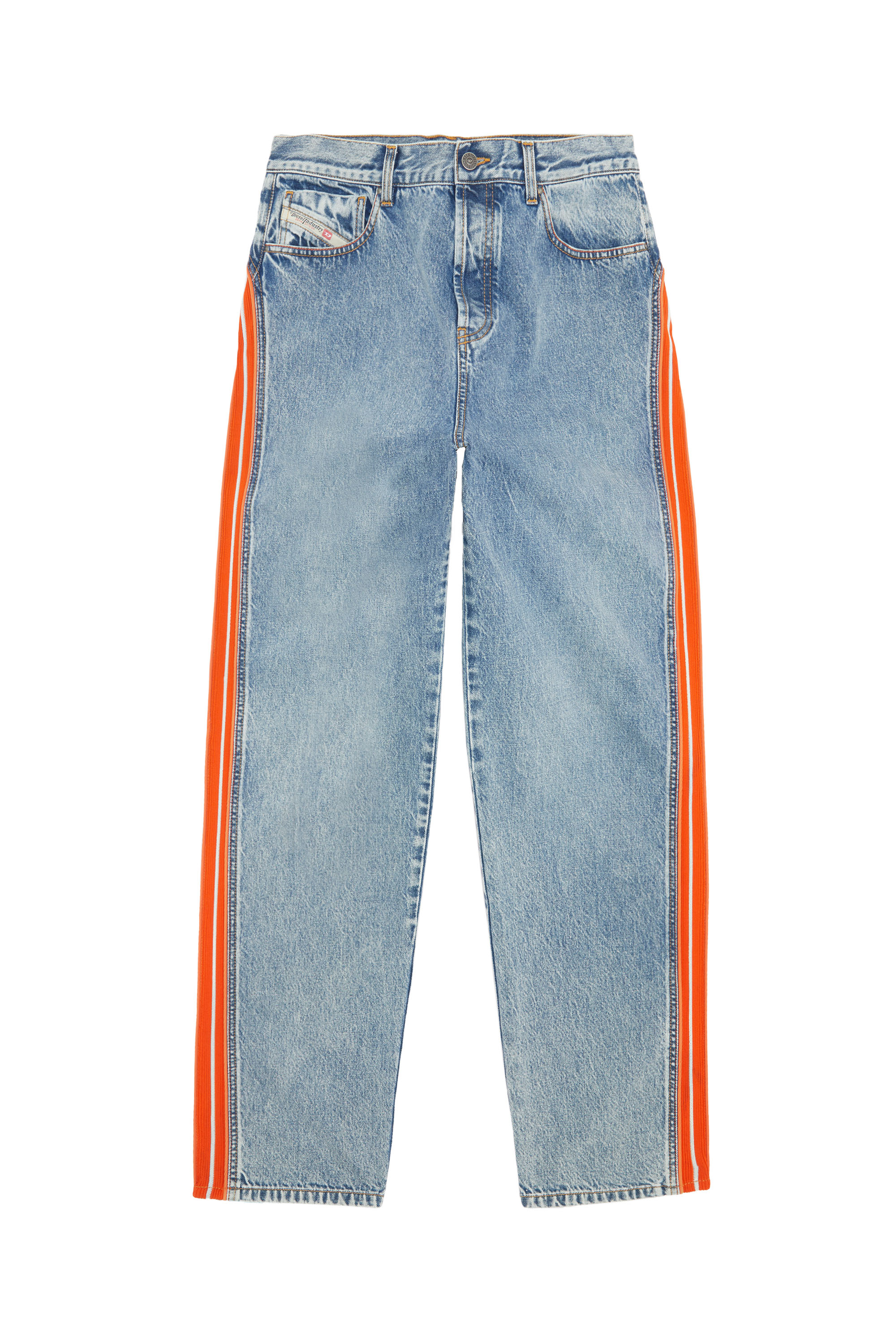Diesel - D-Vulkos 0EMAH Straight Jeans, Light Blue - Image 5