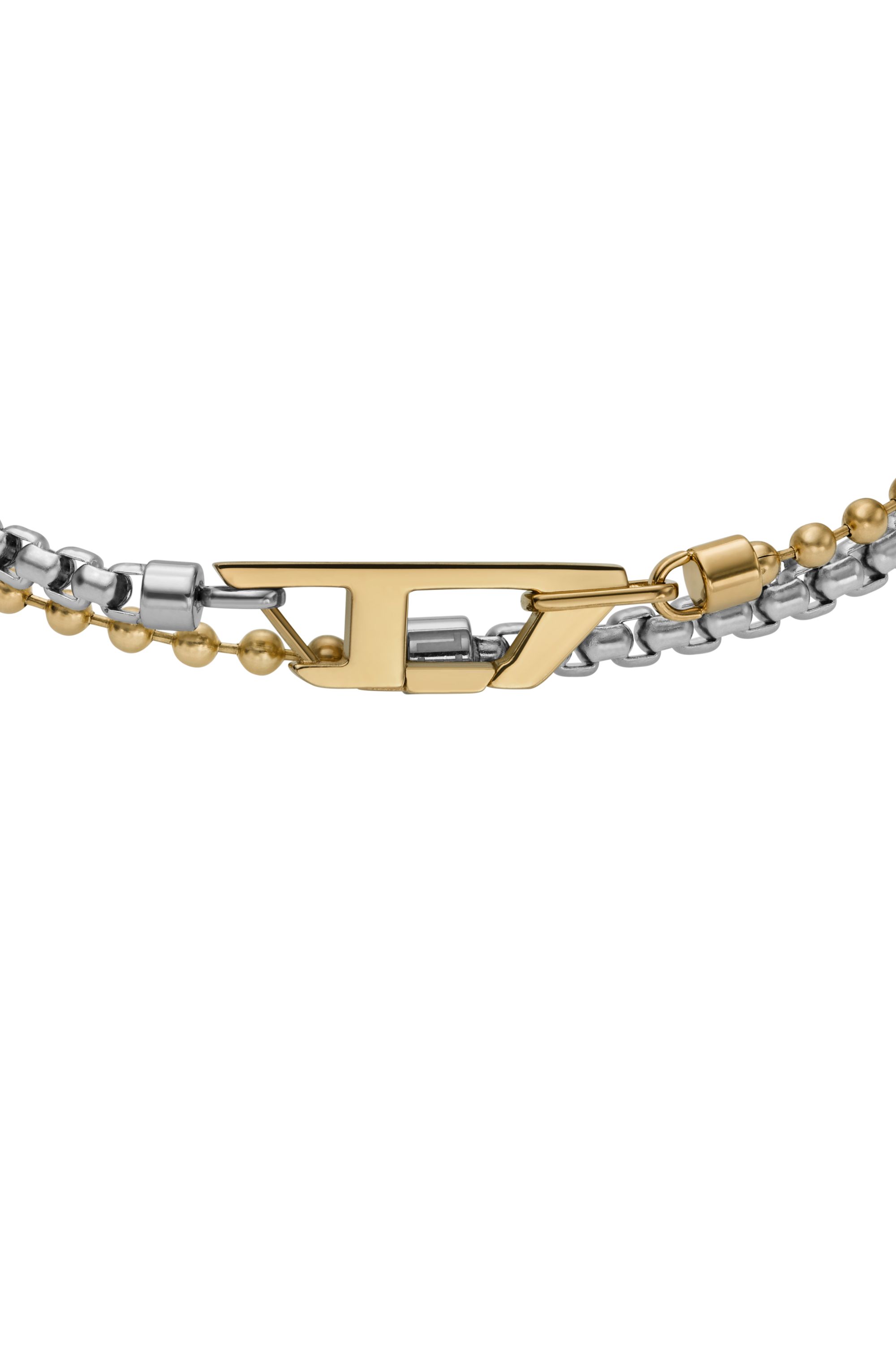 Diesel - DX1570931 JEWEL, Unisex's Two-Tone Stainless Steel Chain Bracelet in Silver/Gold - 2