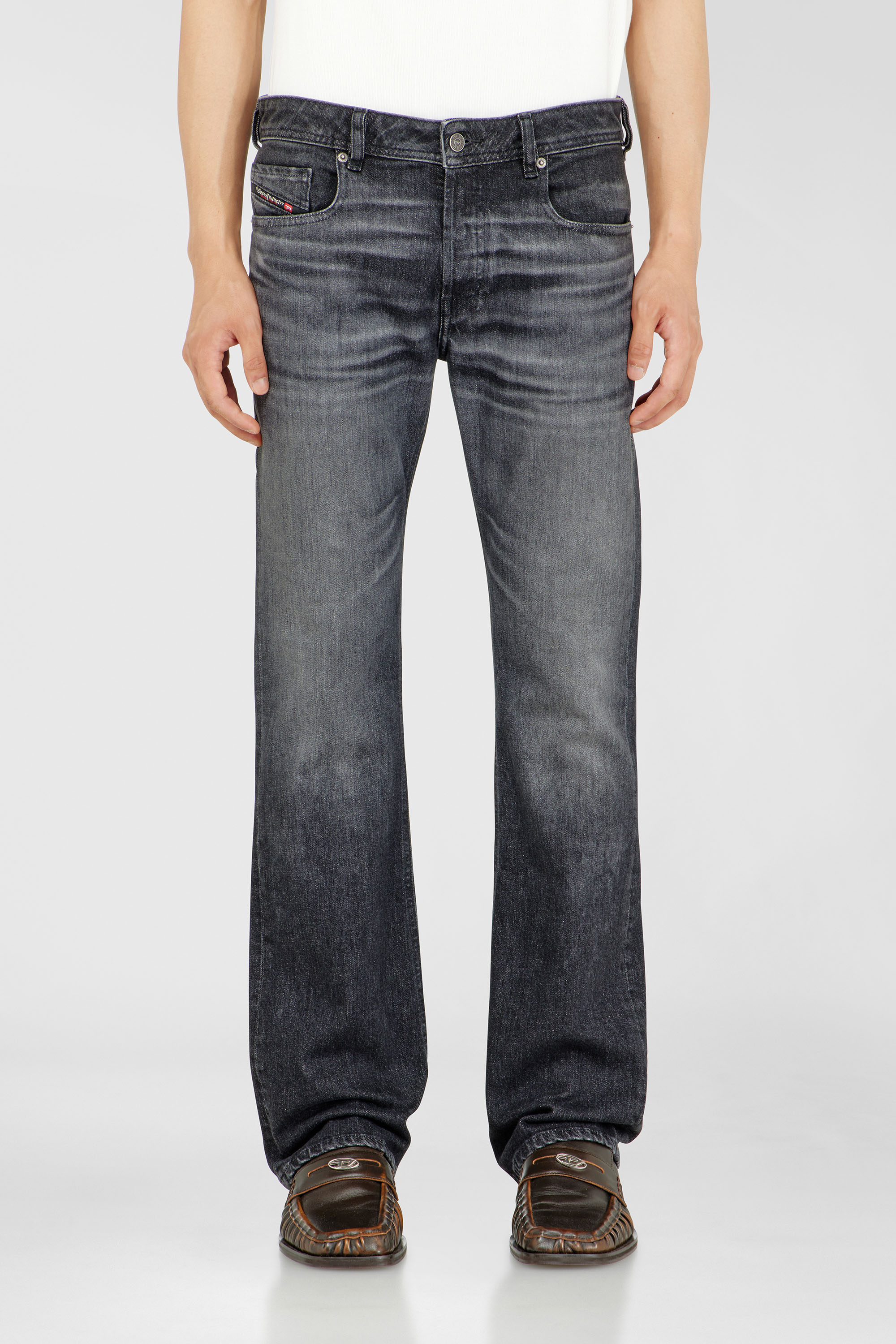 Diesel - Man's Bootcut Jeans 2007 Zatiny 09N48, Black/Dark grey - 1