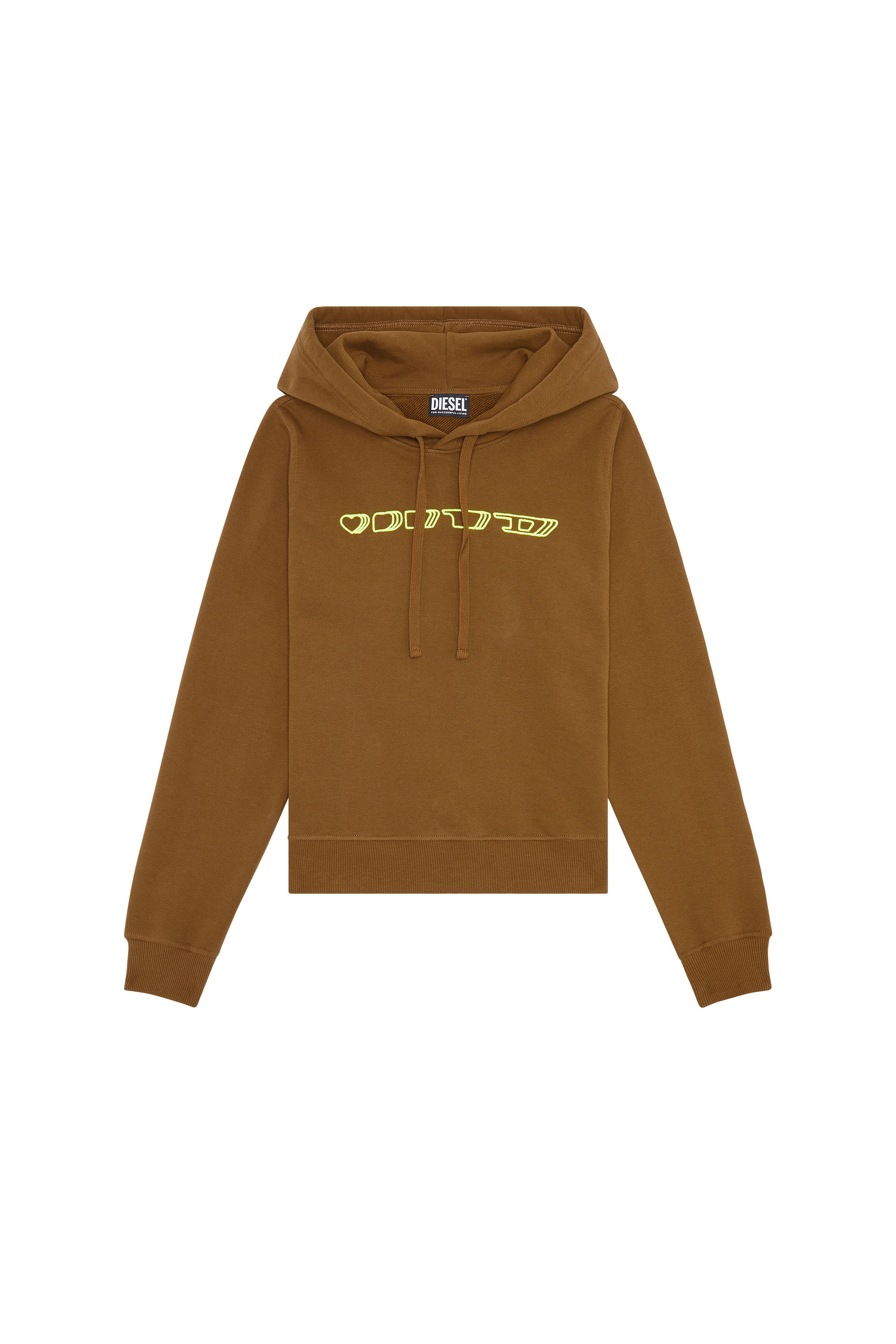 Diesel - F-REGGY-HOOD-G3, Brown - Image 3
