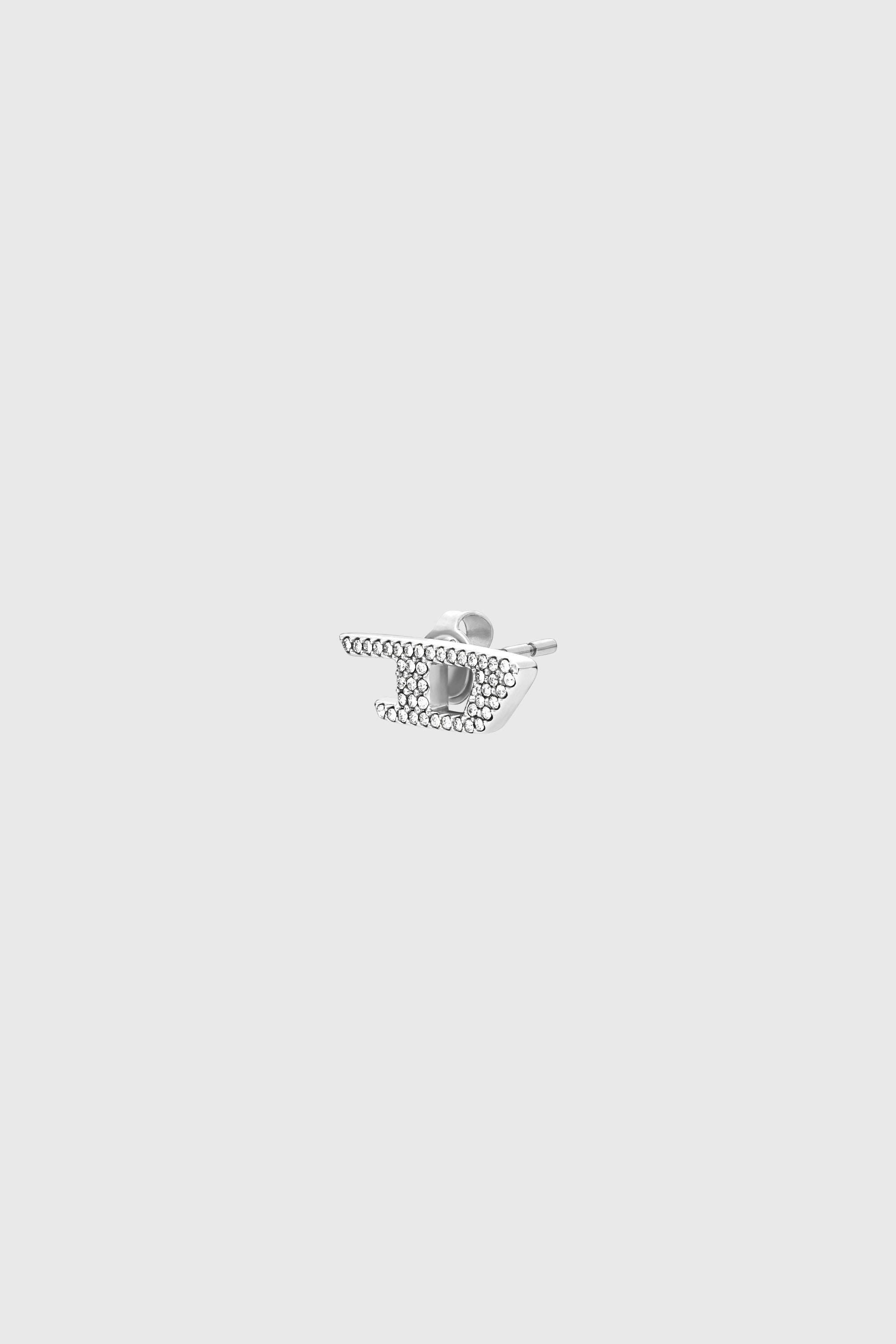 Stainless steel glitz stud earring