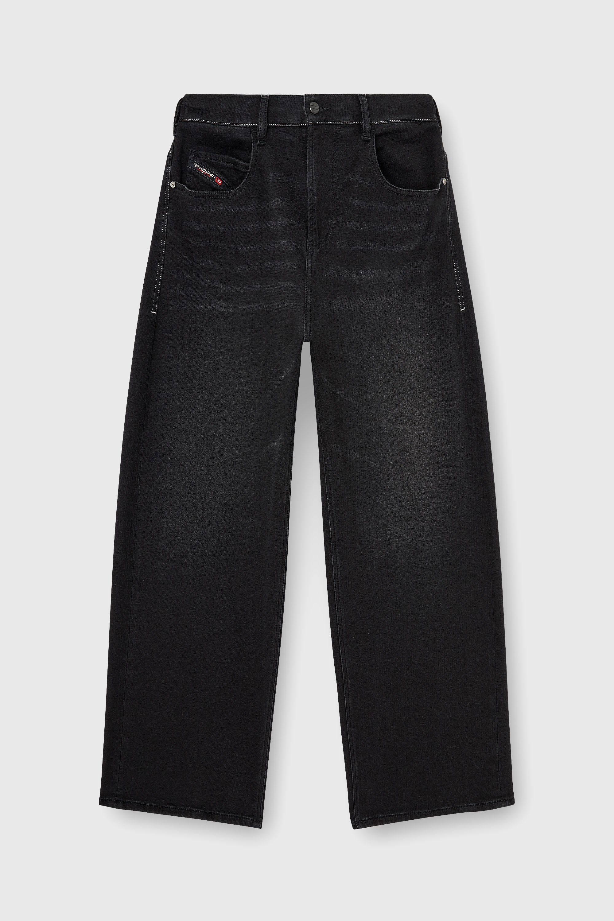 Diesel - Unisex's Relaxed 2097 D-Enim-M Joggjeans&reg; 09P90, Black/Dark grey - 2