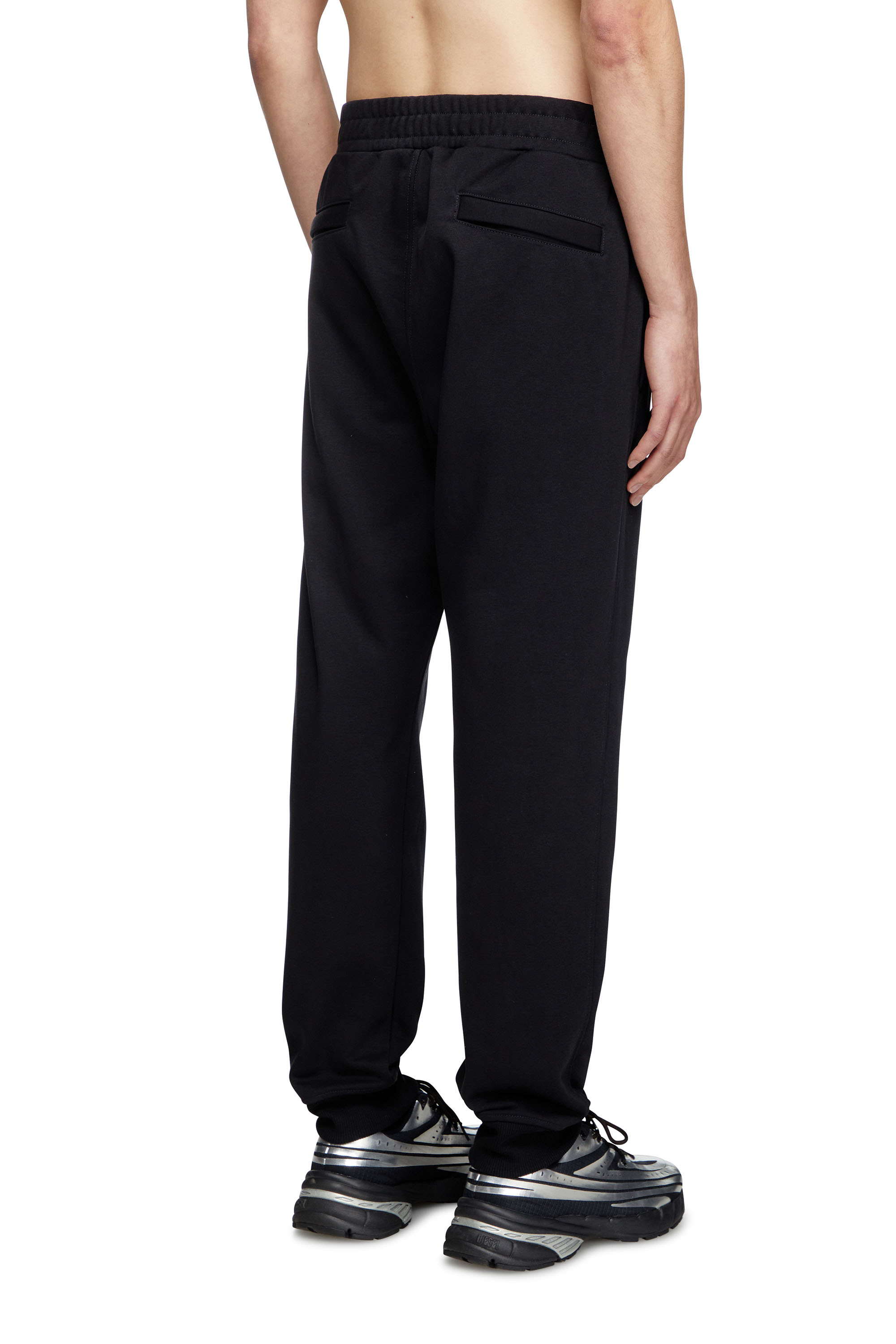 P-TARGA-R1, Black Diesel - P-TARGA-R1, Man's Track pants with small logo in Black - 4
