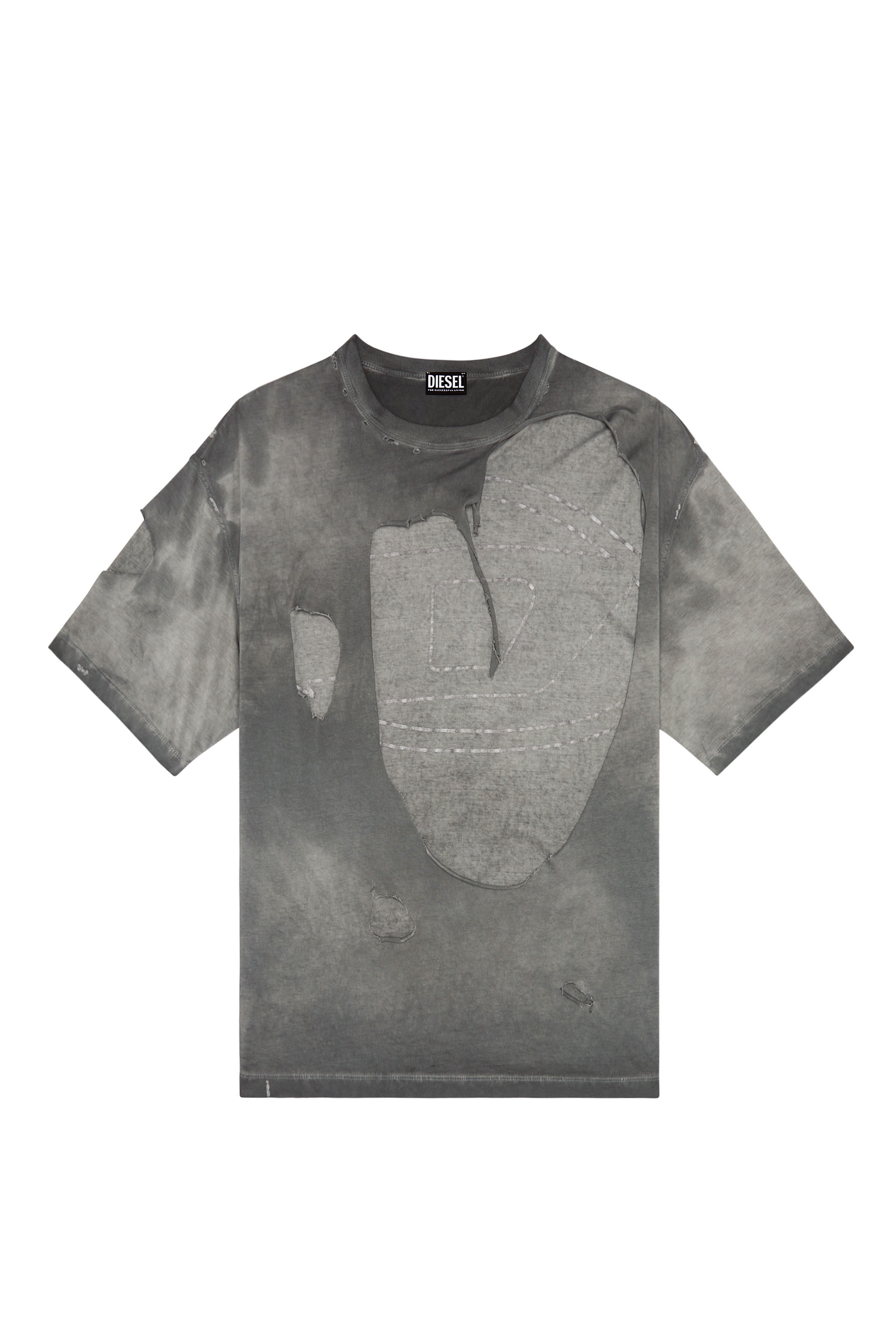 T-ASHY, Dark grey - T-Shirts
