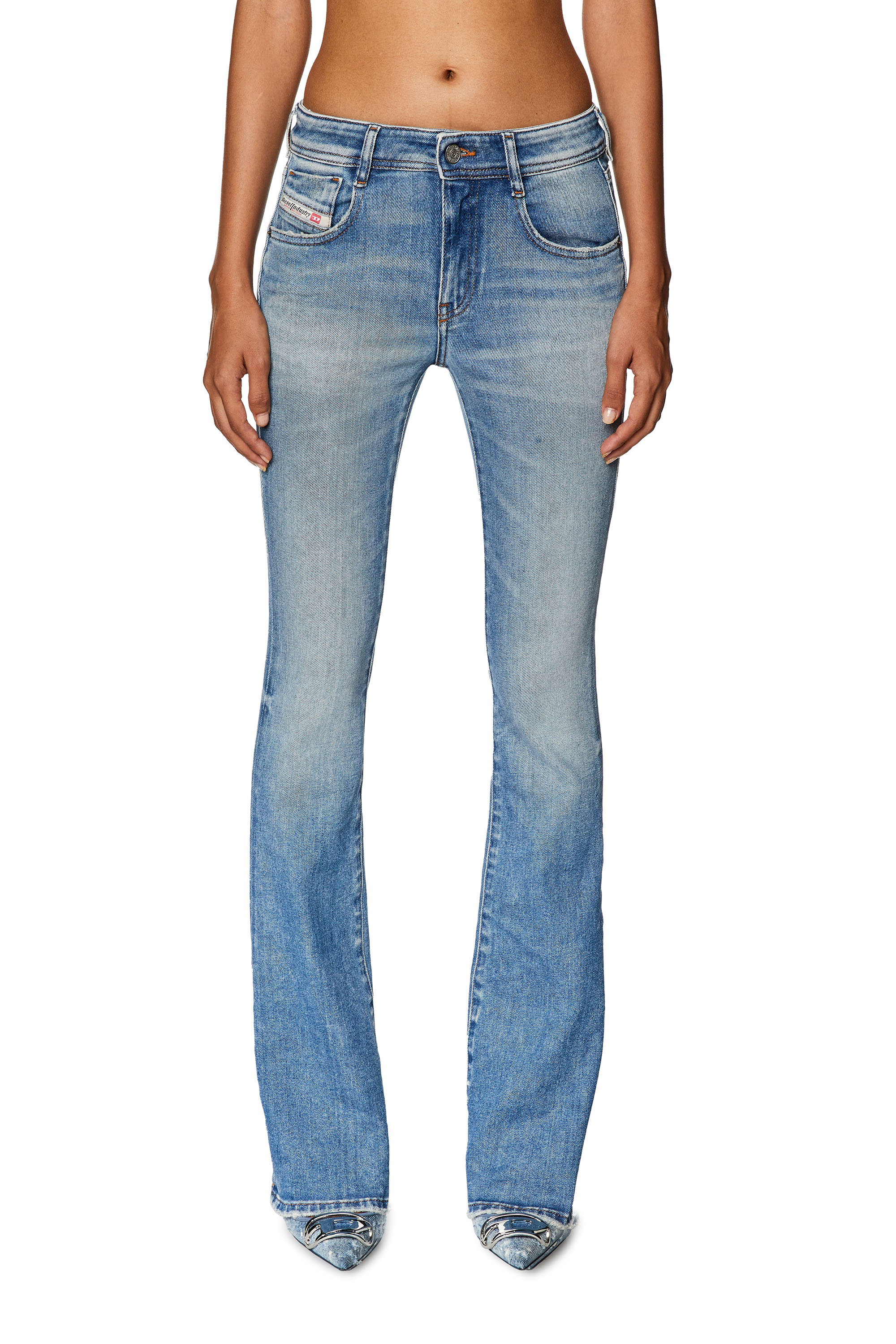 Diesel - Bootcut and Flare Jeans 1969 D-Ebbey 09G70, Light Blue - Image 1