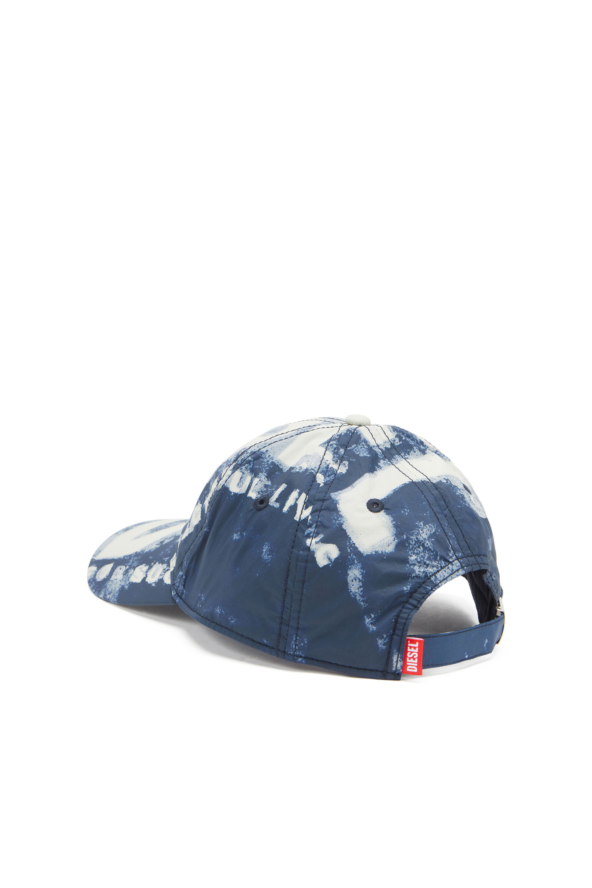 Diesel - C-EWAN-NY, Man Nylon baseball cap with Super Logo in Blue - Image 2