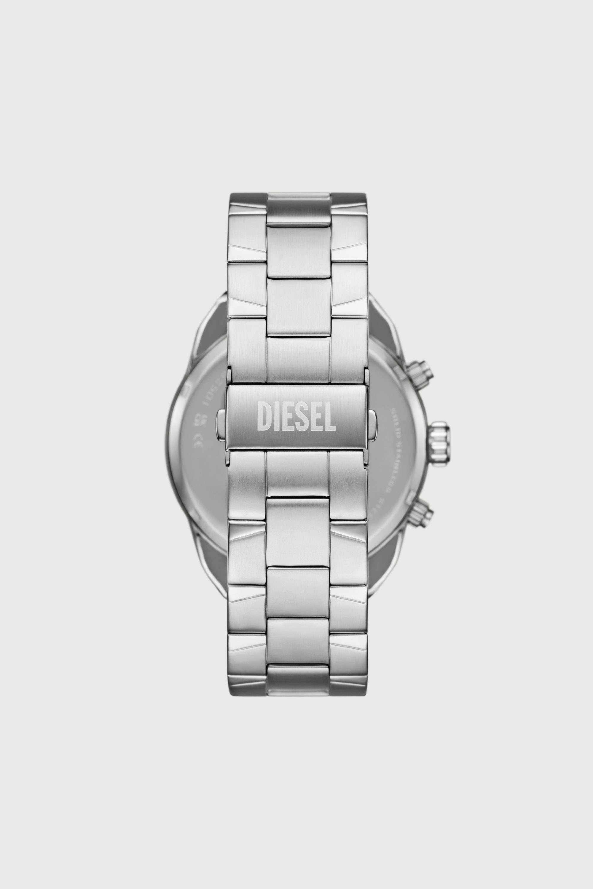 Diesel - DZ4677, Man's Diesel Spiked Chronograph Stainless Steel Watch in Silver - 2