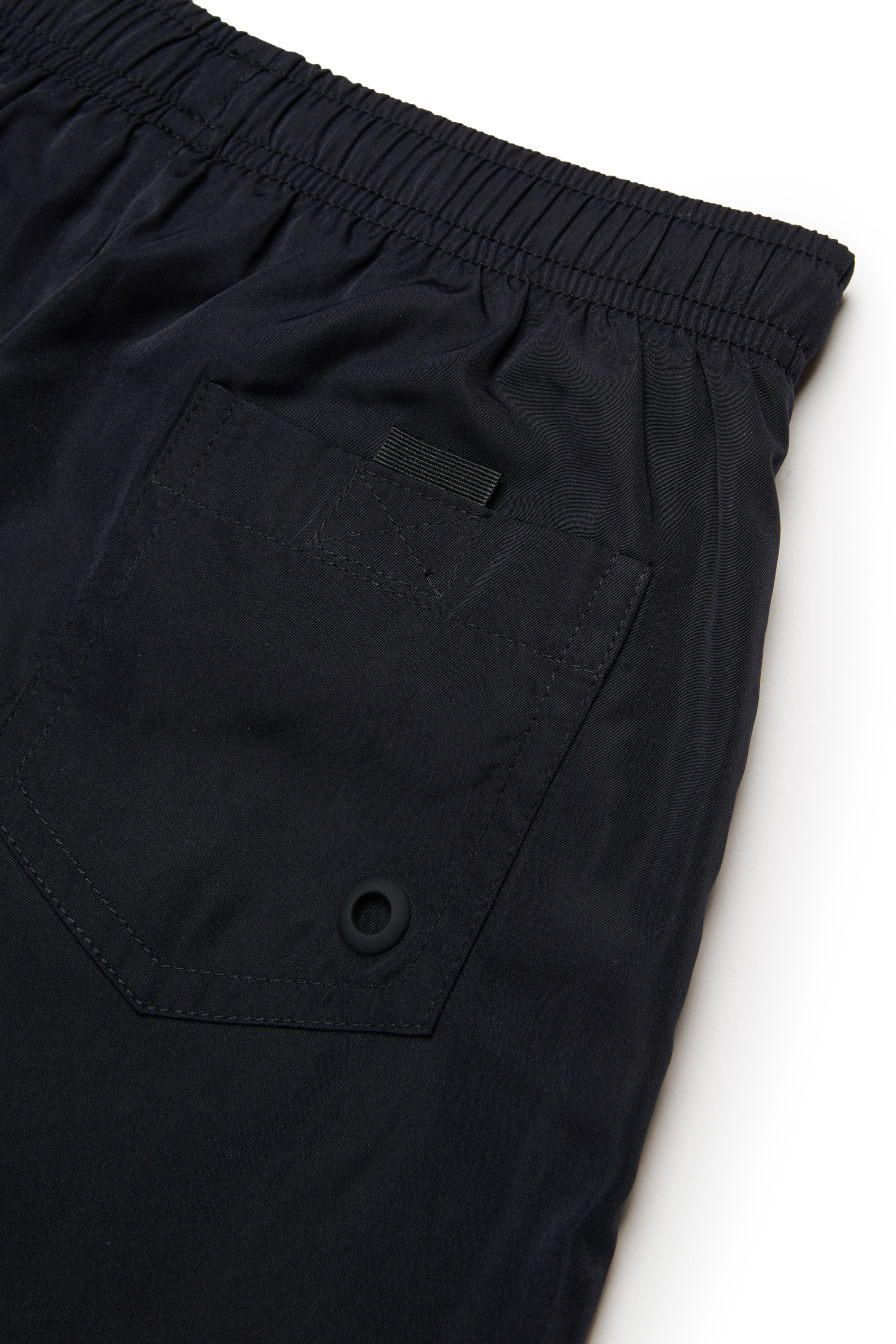 Diesel - MIDIT, Man's Swim shorts with maxi logo in Black - 4