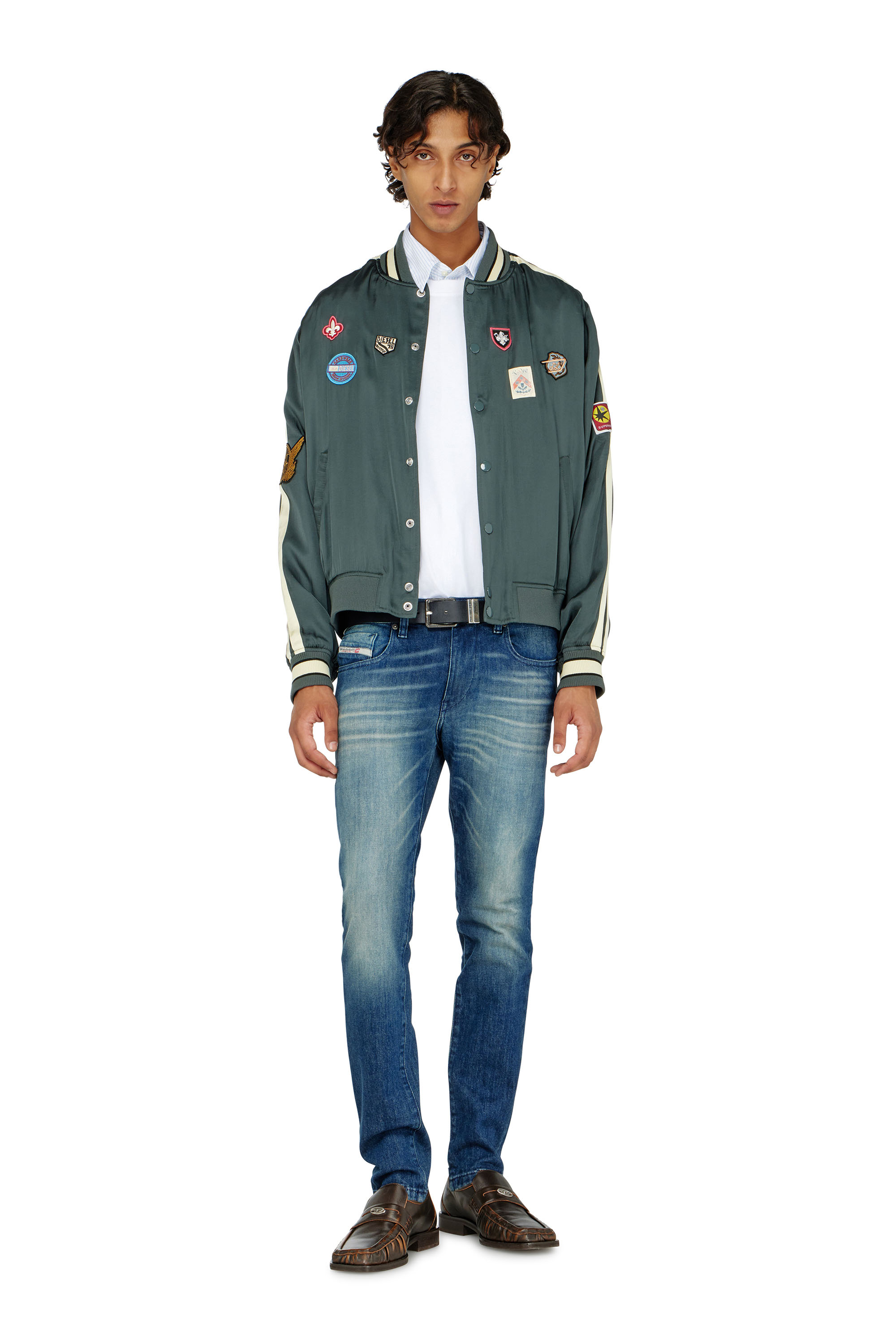 Diesel - Man's Slim Jeans 2019 D-Strukt 0KBBR, Dark Blue - 2