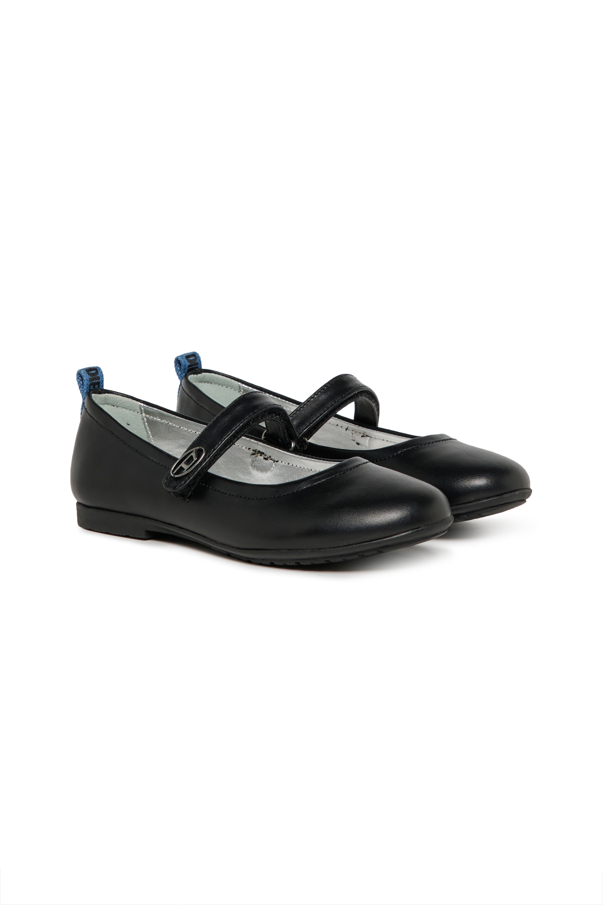 Diesel - D-BALWE, Woman's D-BALWE-Mary Jane flats with contrasting tab in Black - 2